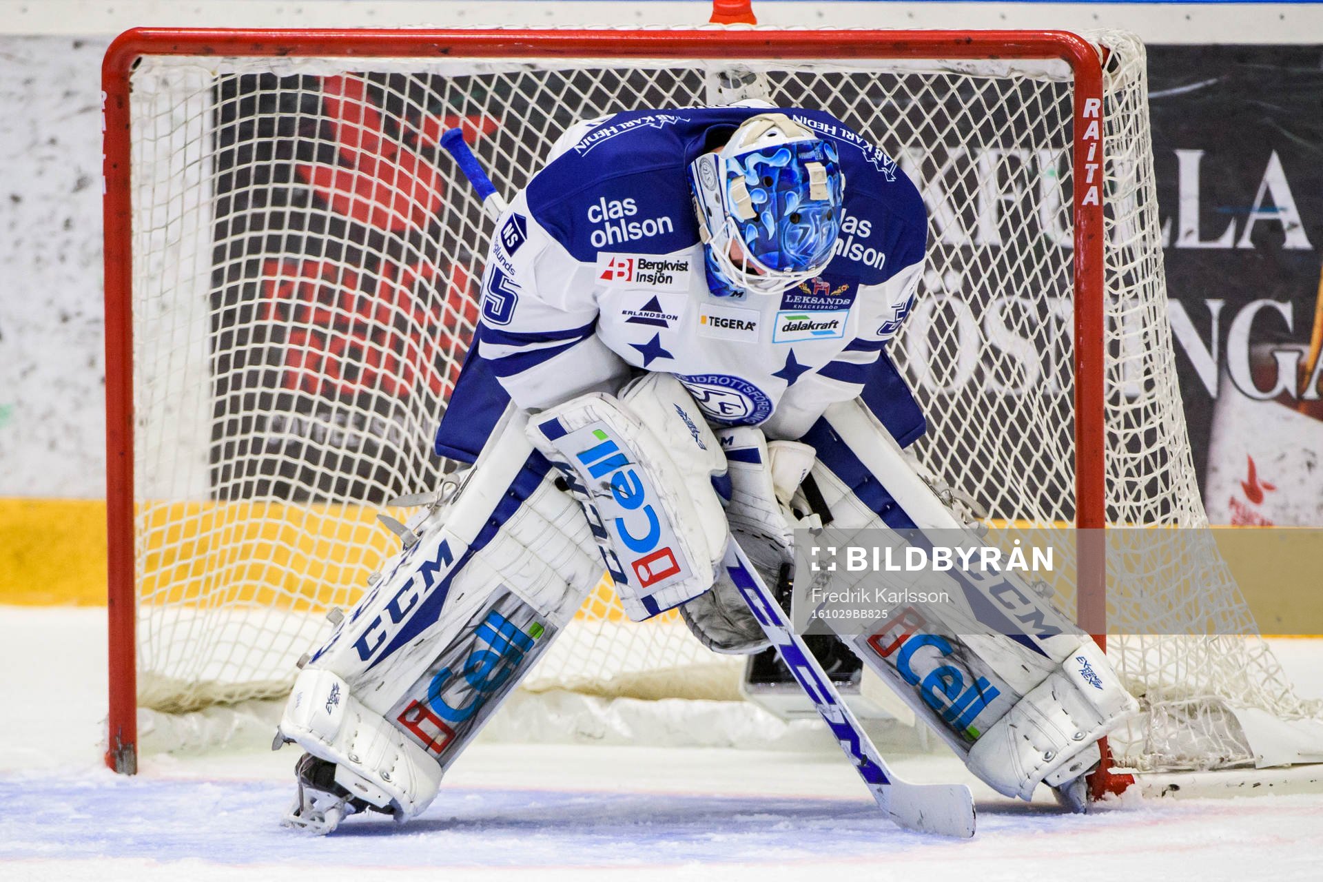 Leksands målvakt Atte Engren deppar