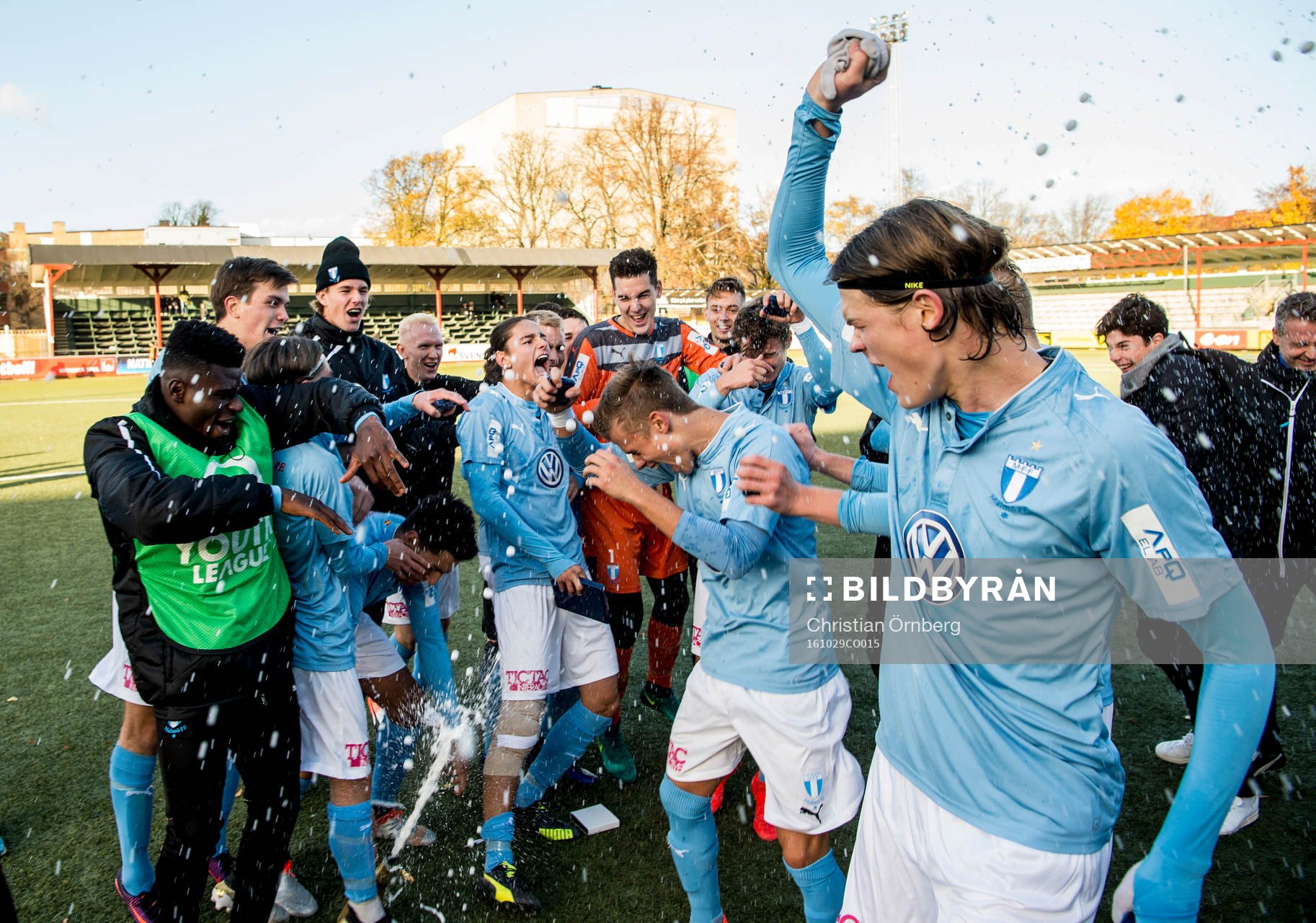 Malmös spelare jublar