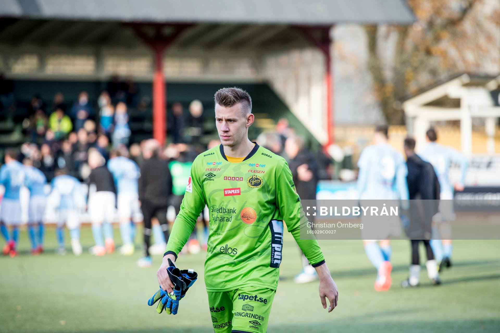 Elfsborgs målvakt David Olsson deppar