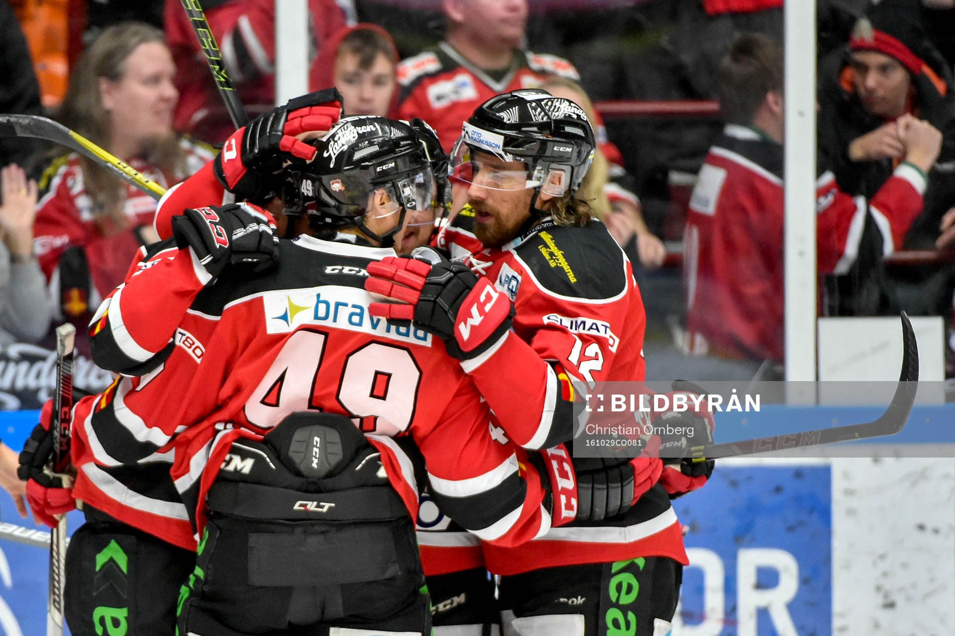 Malmö Redhawks Nichlas Hardt jublar
