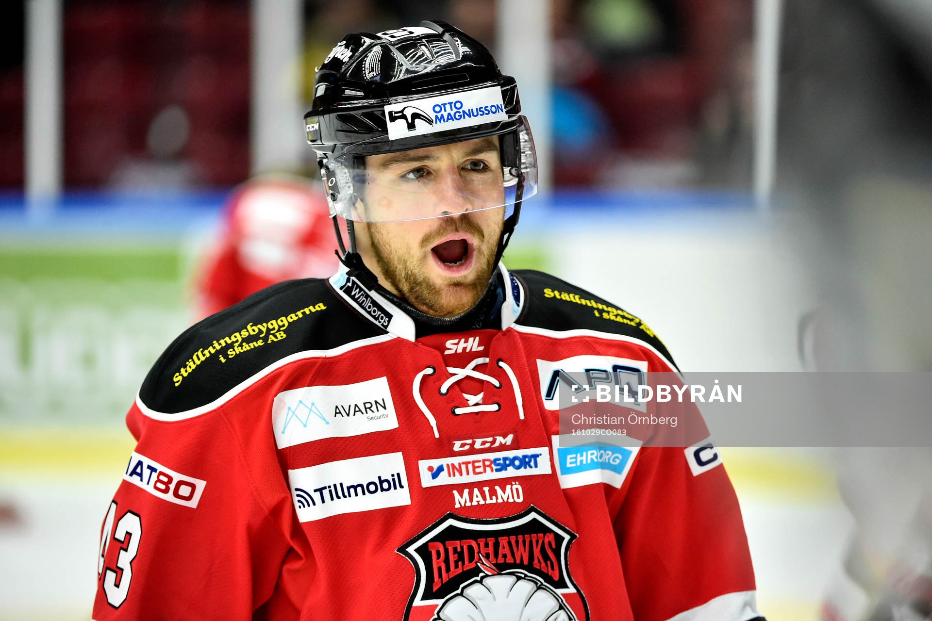 Malmö Redhawks Nichlas Hardt jublar