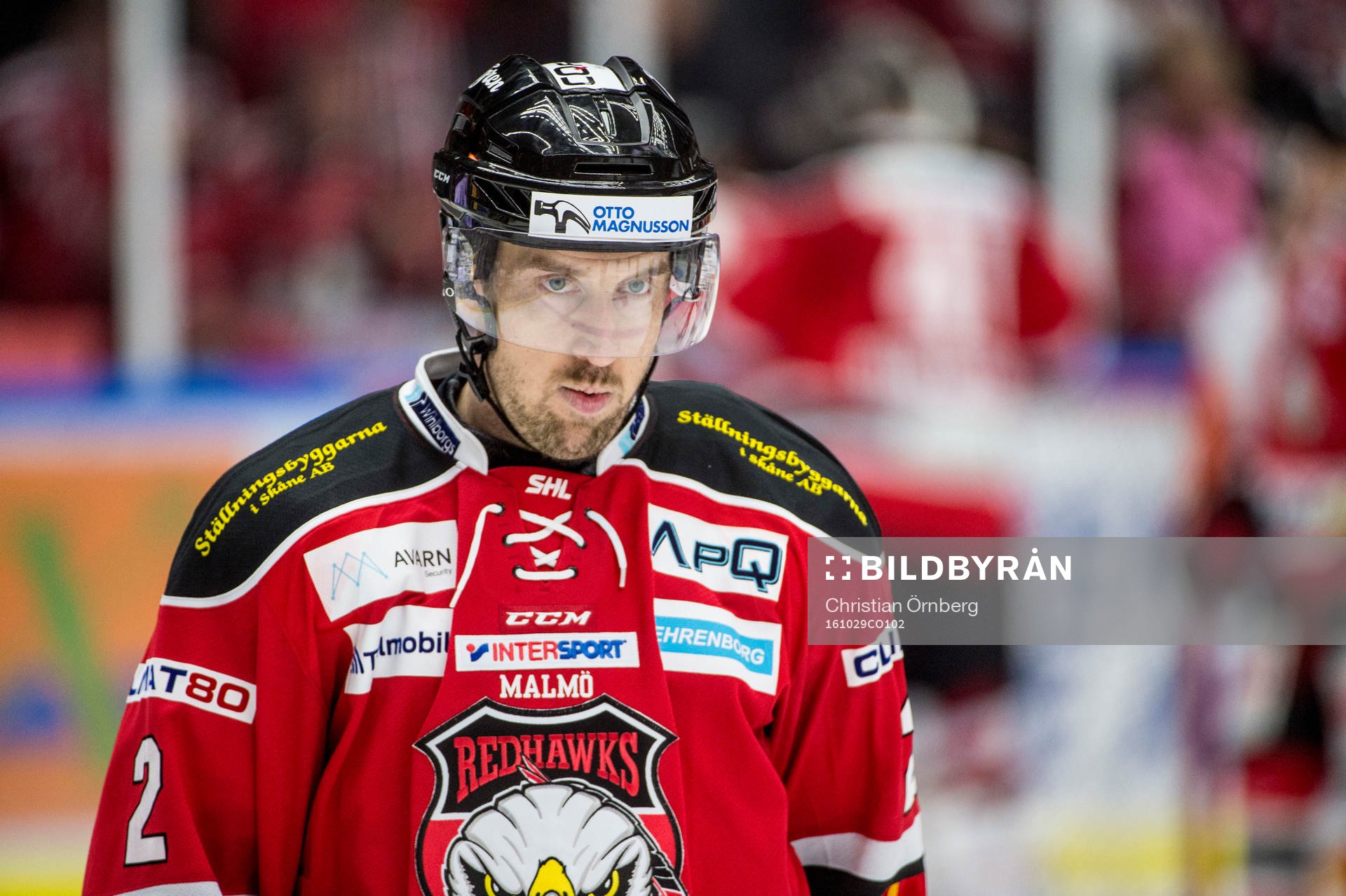 Malmö Redhawks Erik Andersson deppar
