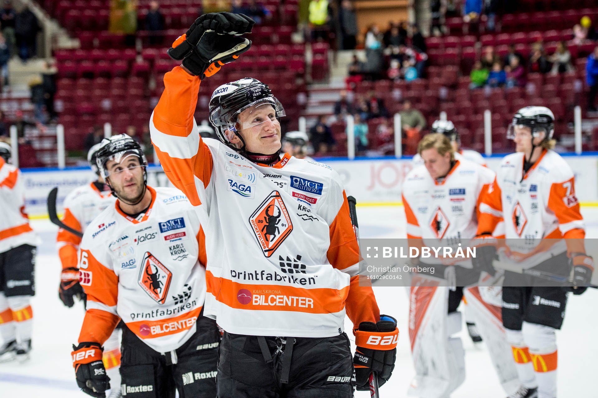 Karlskronas Emil Lundberg jublar