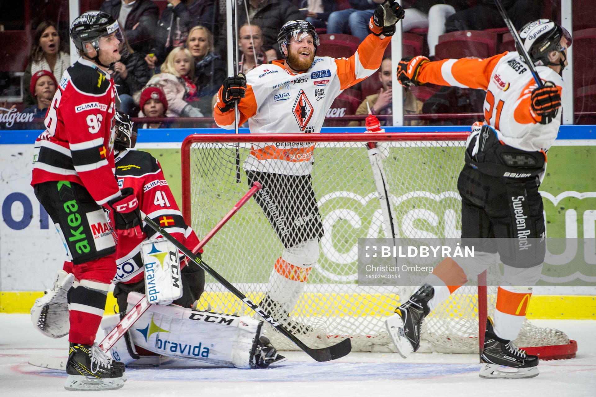 Karlskronas Joachim Rohdin och Marcus Paulsson jublar