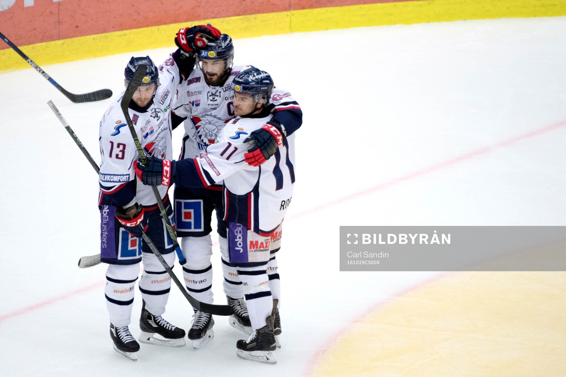 Linköpings Andrew Gordon, Niklas Persson och Garret Roe