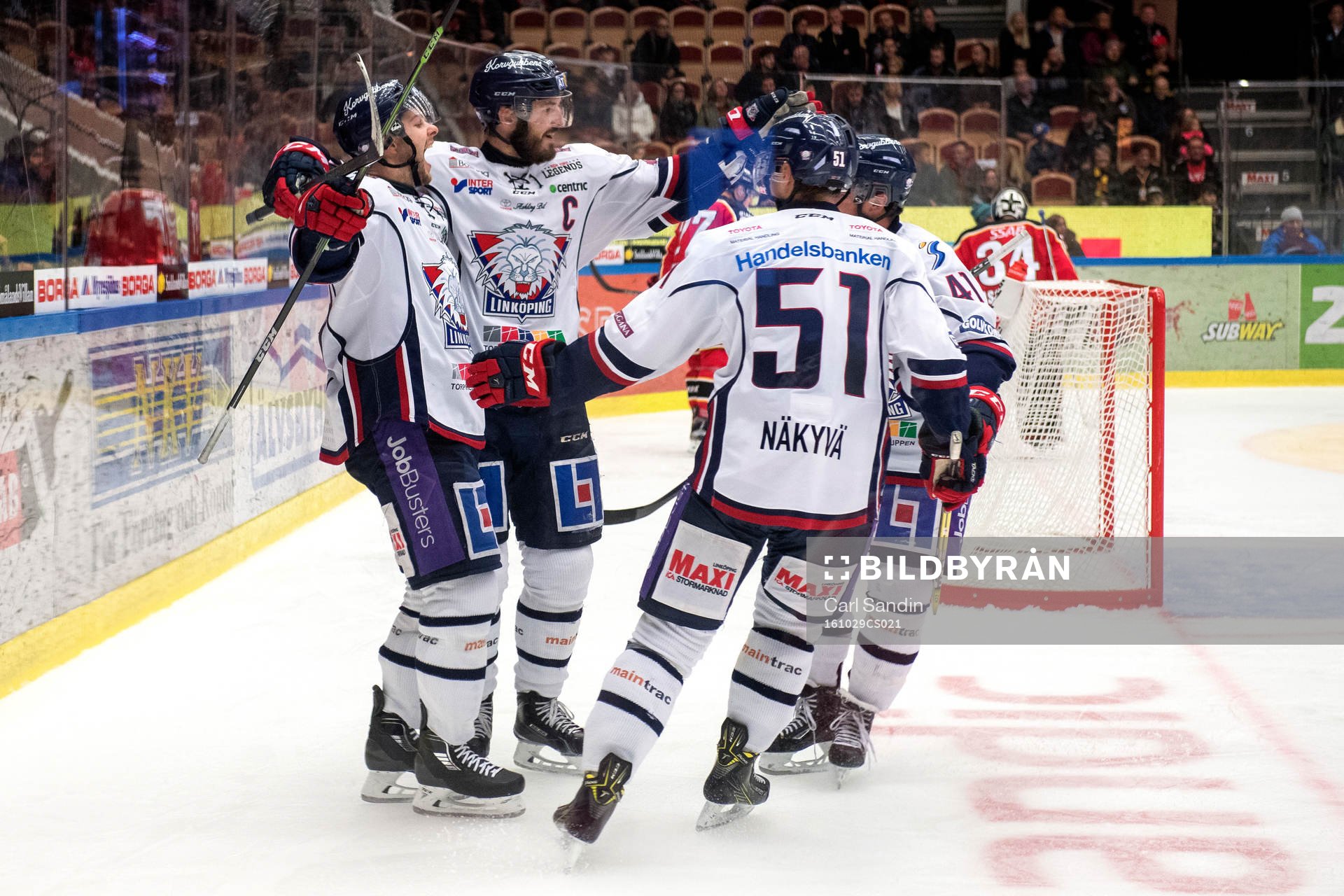 Linköpings Andrew Gordon och Fredric Andersson jublar