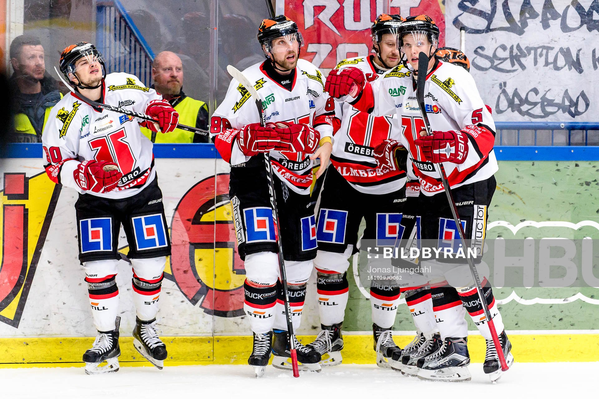 Örebros Libor Hudacek, Viktor Ekbom, Marcus Weinstock och