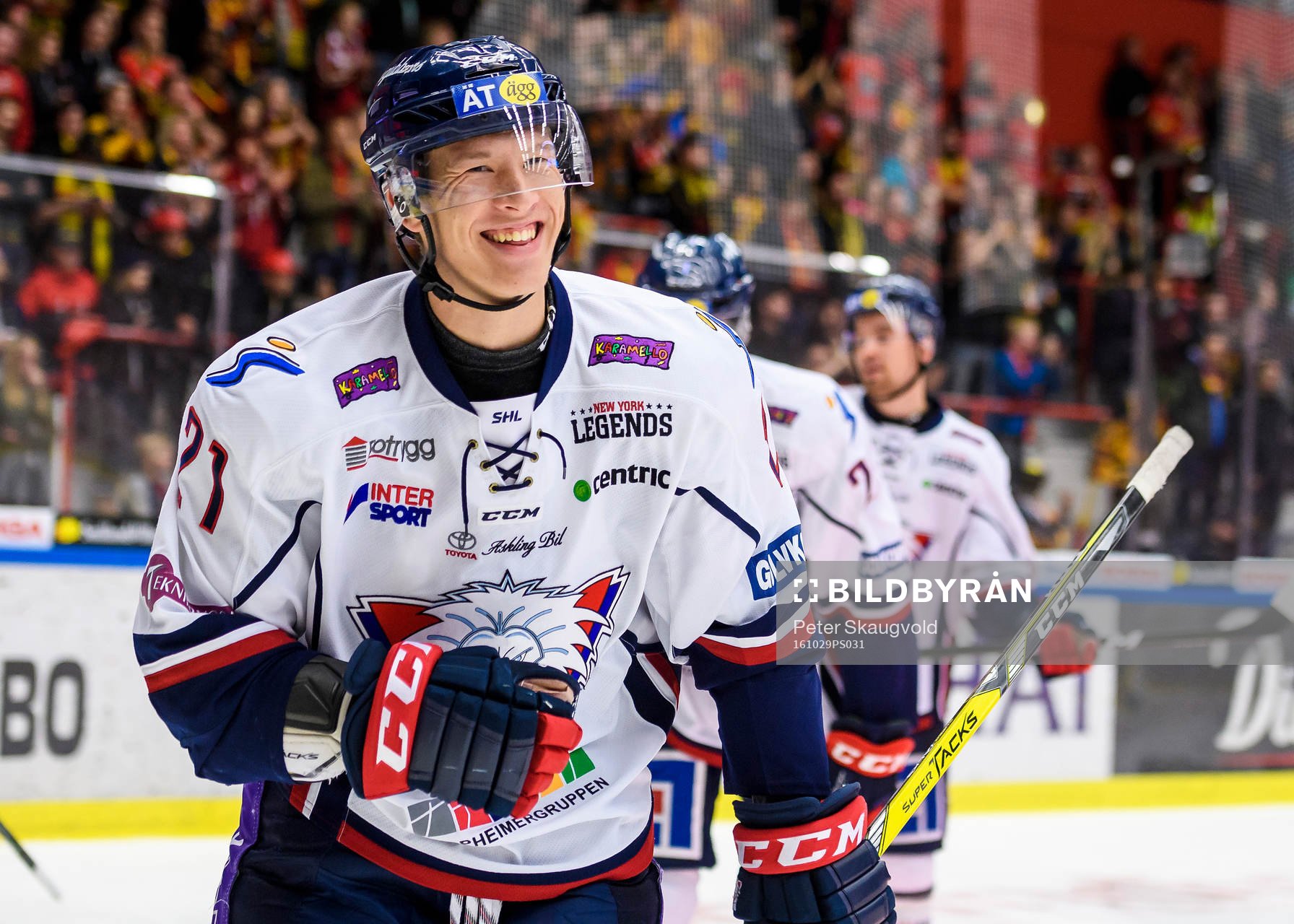 Linköpings Emil Sylvegård jublar