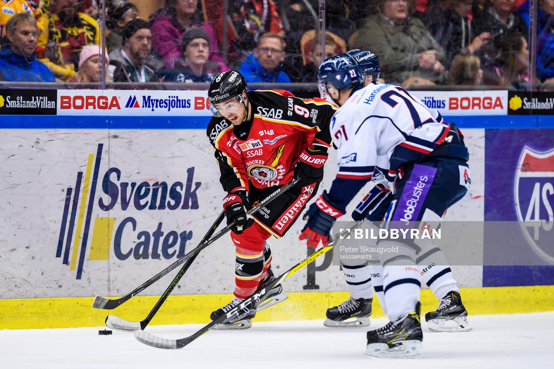 Luleås Johan Forsberg med pucken