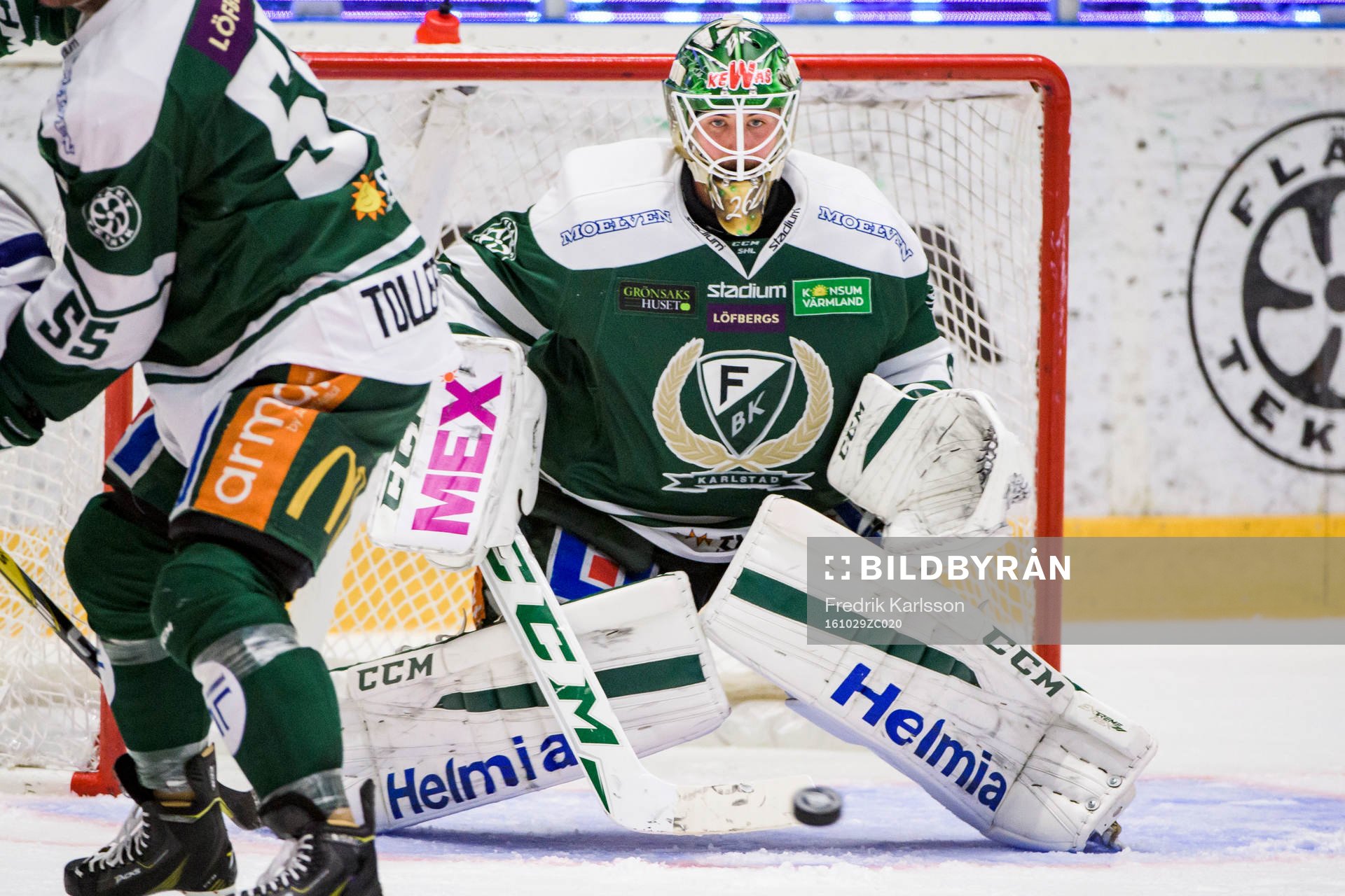 Färjestads målvakt Stefan Steen