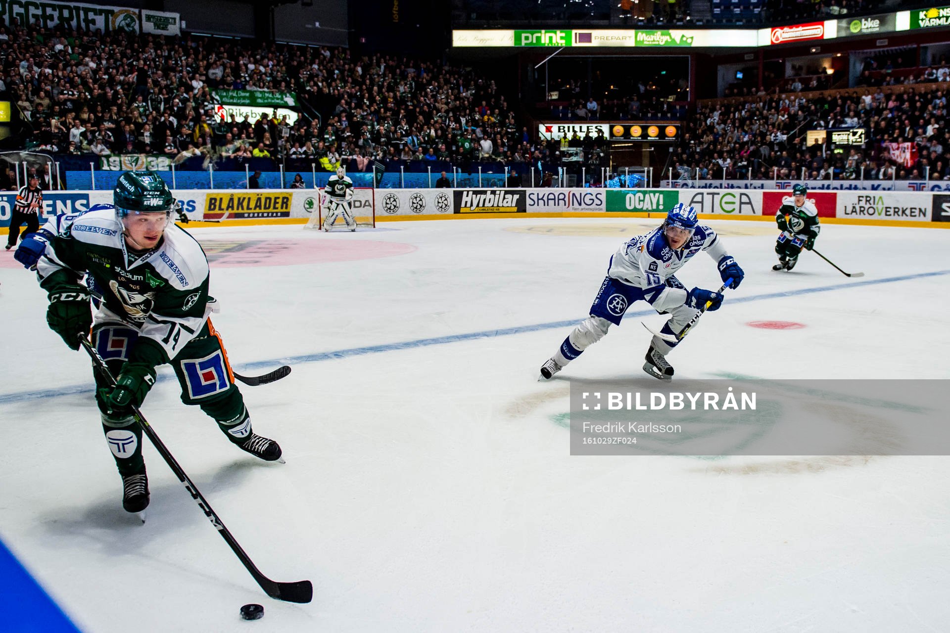 Färjestads Rasmus Asplund och Leksands Johan Porsberger