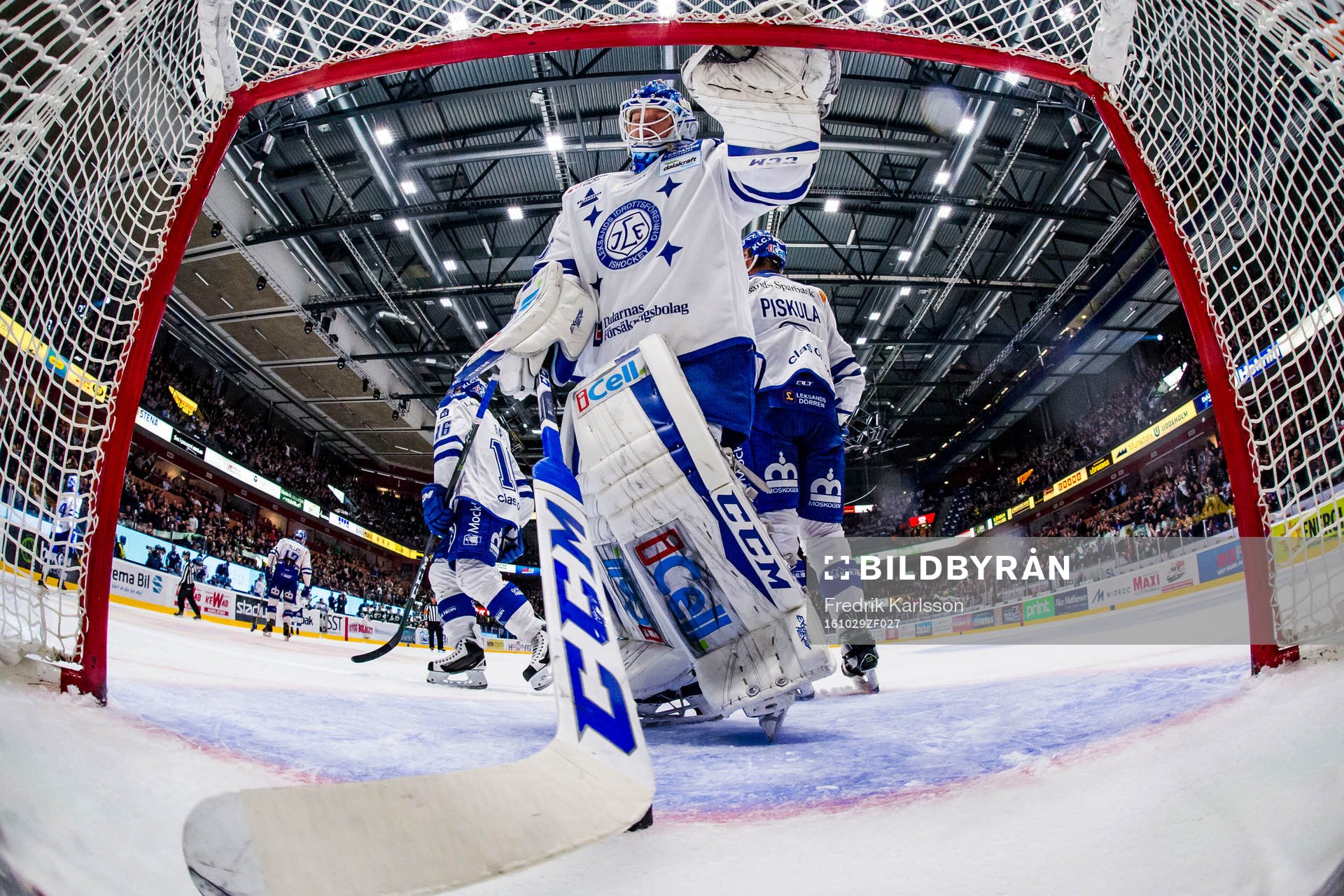 Leksands målvakt Atte Engren deppar