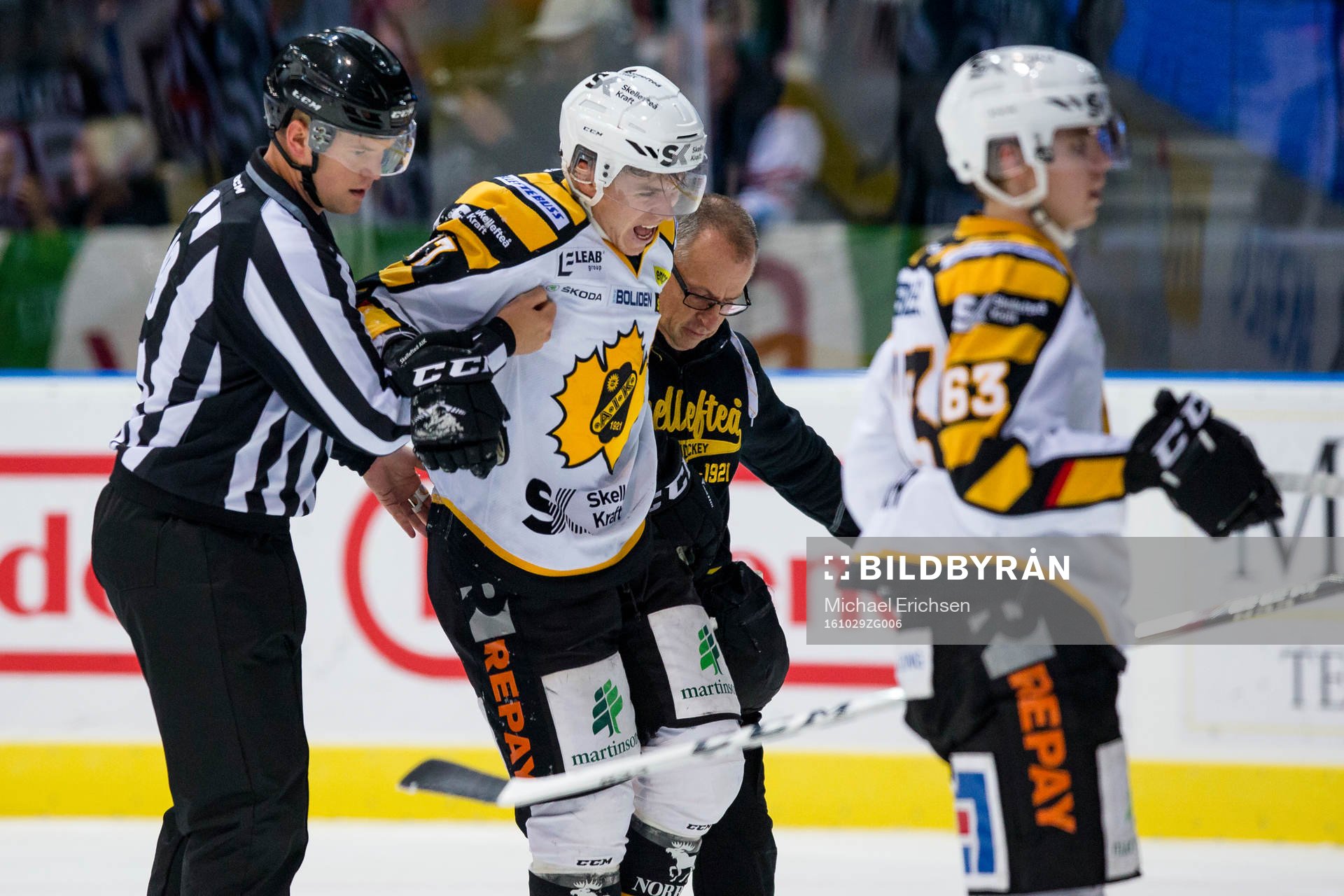 Skellefteås Pär Lindholm leds av isen