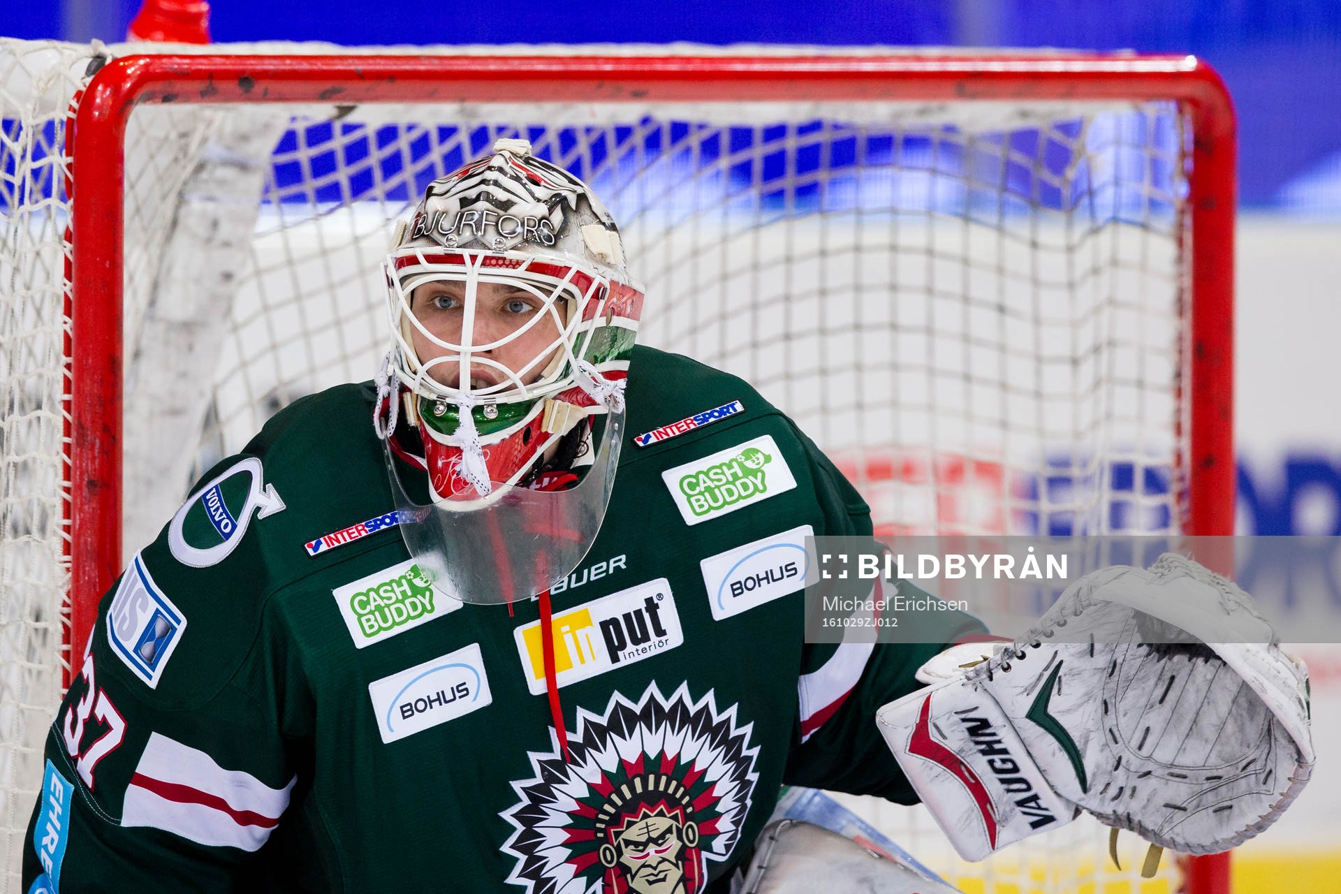 Frölundas målvakt Johan Gustafsson