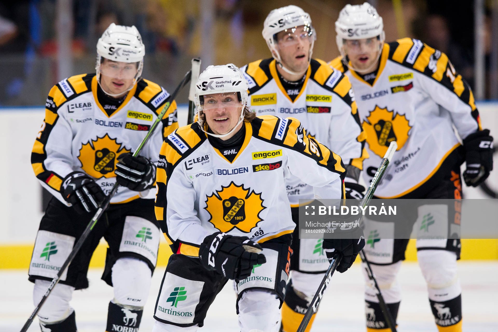 Skellefteås Jesper Olofsson jublar