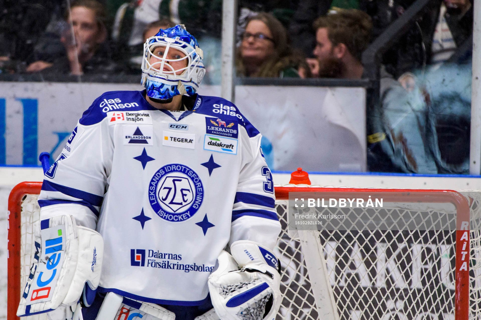 Leksands målvakt Atte Engren deppar