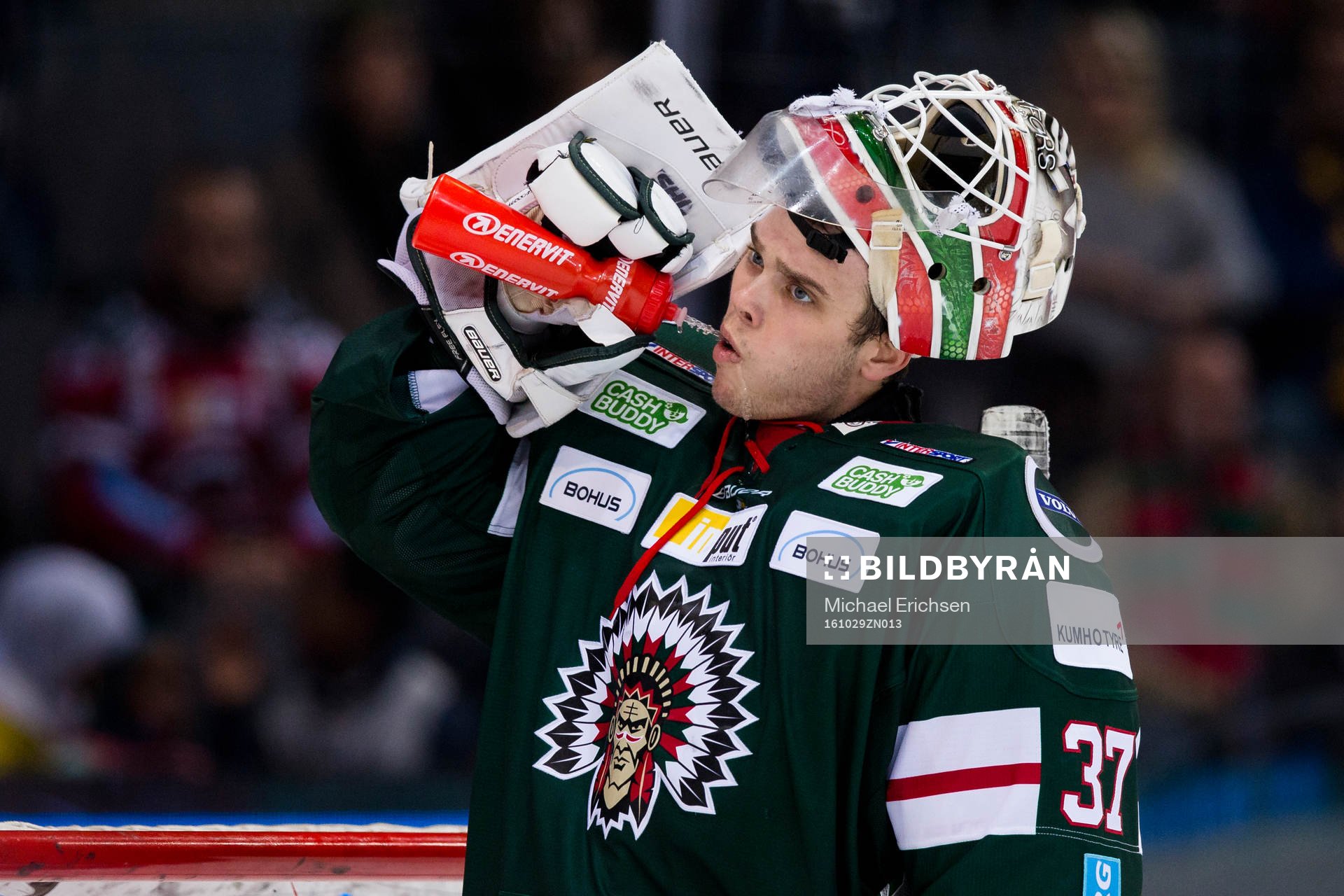 Frölundas målvakt Johan Gustafsson