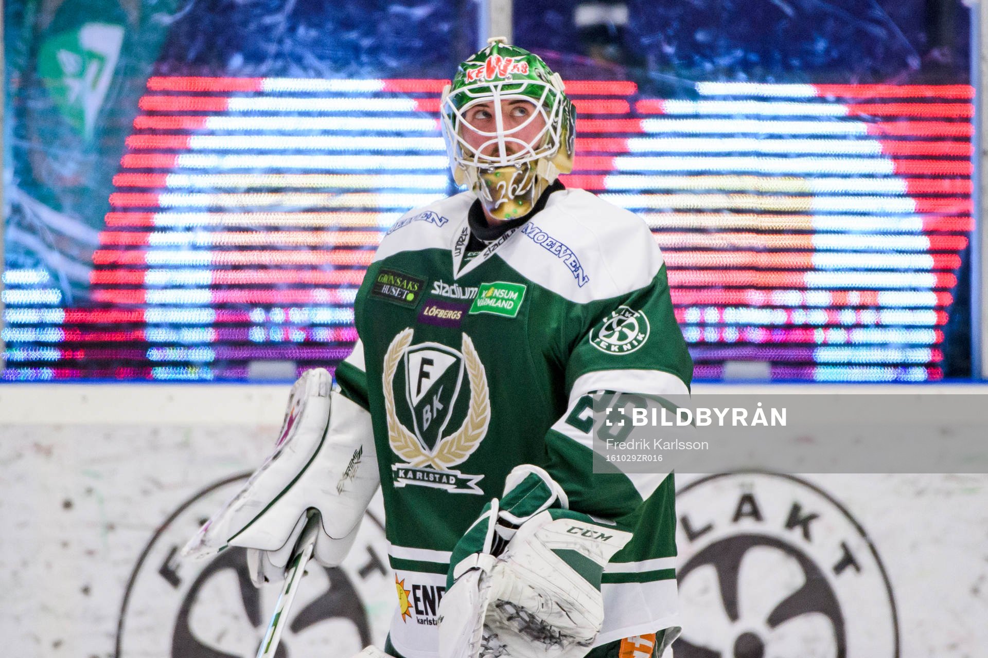 Färjestads målvakt Stefan Steen