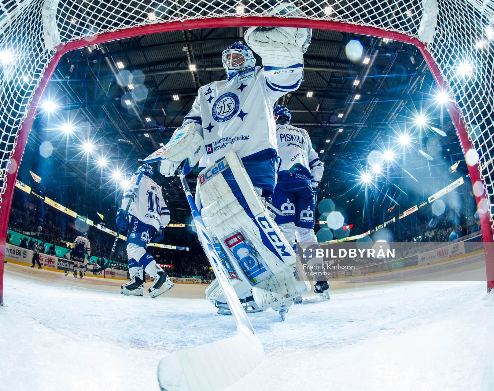 Leksands målvakt Atte Engren deppar