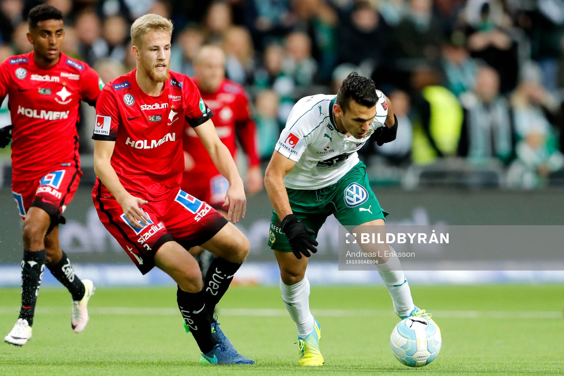 Norrköpings Filip Dagerstål och Hammarbys Alexssander