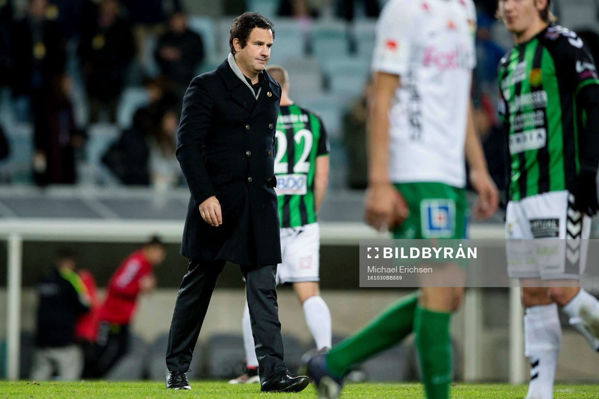 GAIS tränare Benjamin Westman deppar