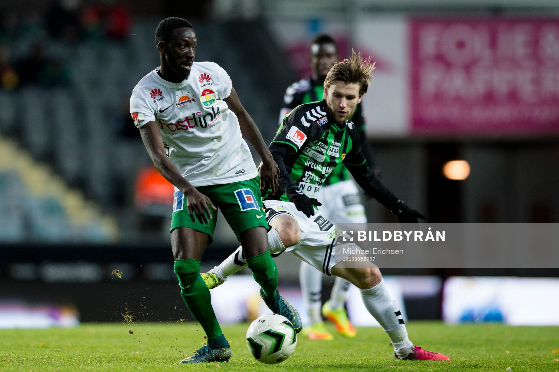 Dalkurds Omar Jagne och GAIS Johan Lundgren