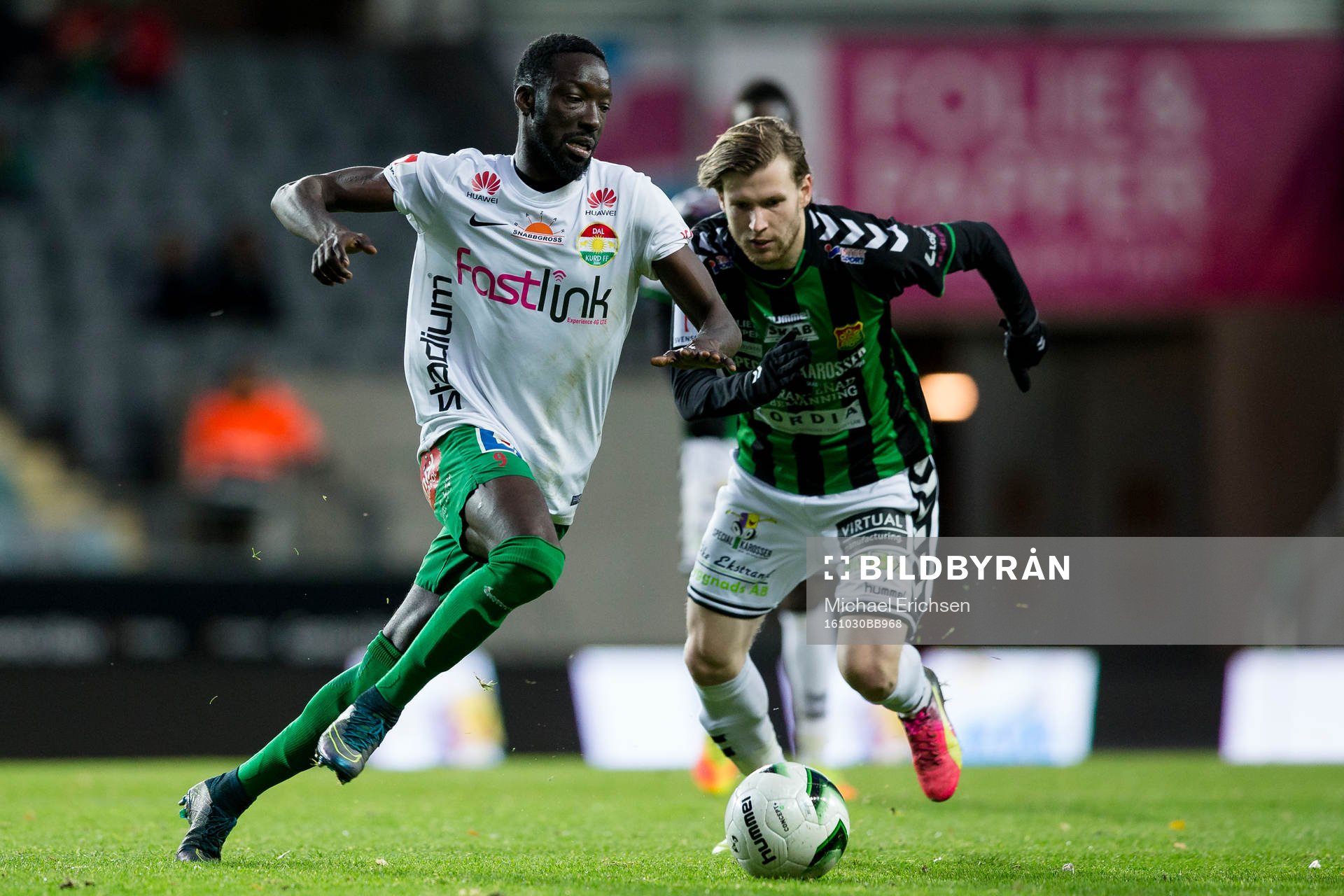 Dalkurds Omar Jagne och GAIS Johan Lundgren