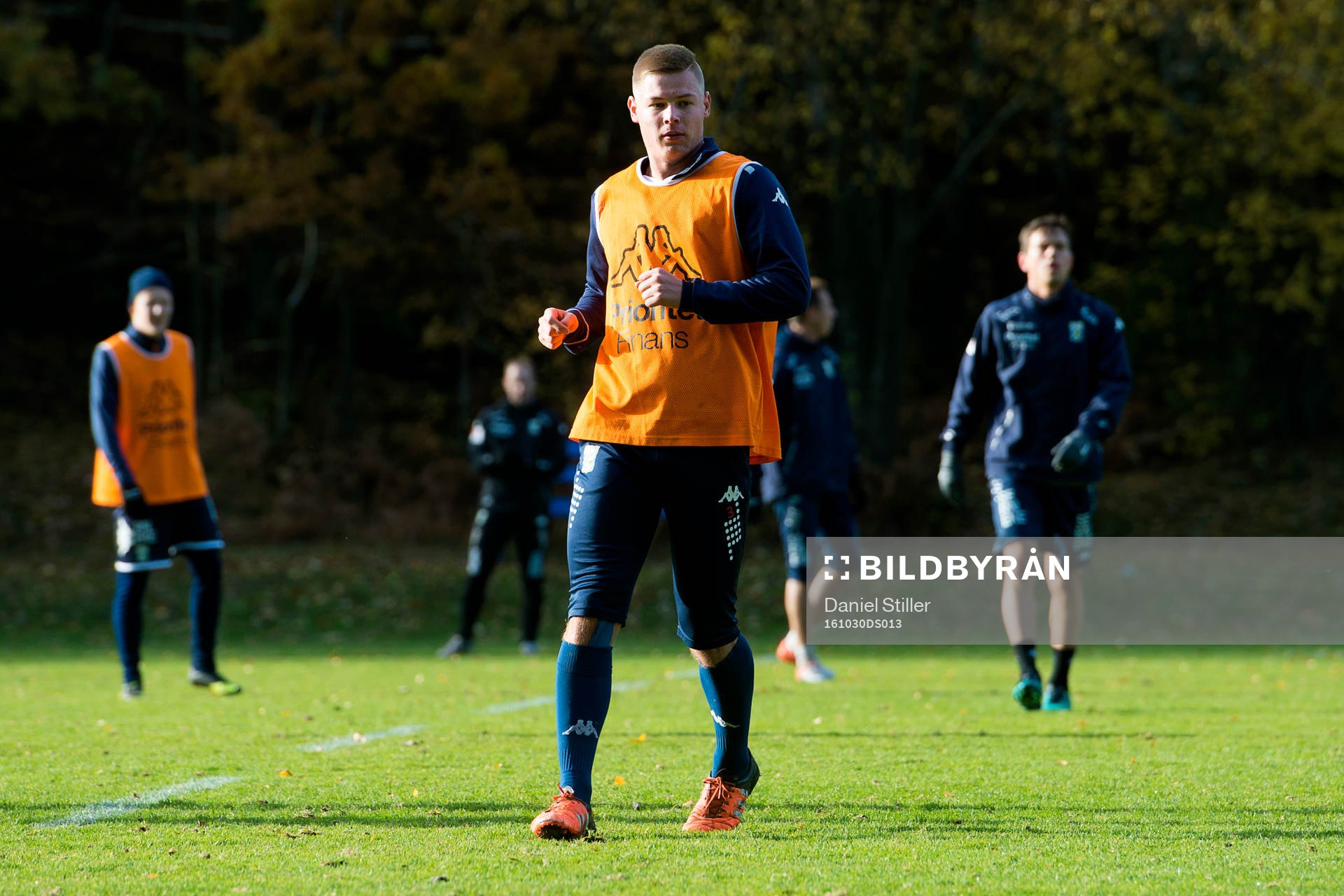 Alexander Leksell under en träning med IFK Göteborg den 30 oktober 2016 i Göteborg.