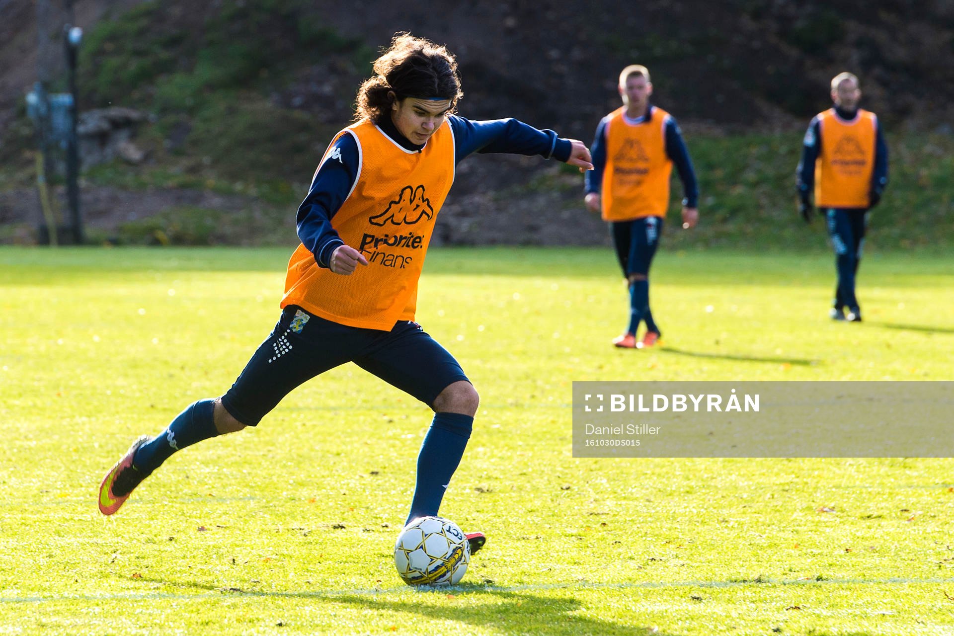 Filip Sirinic under en träning med IFK Göteborg den 30 oktober 2016 i Göteborg.