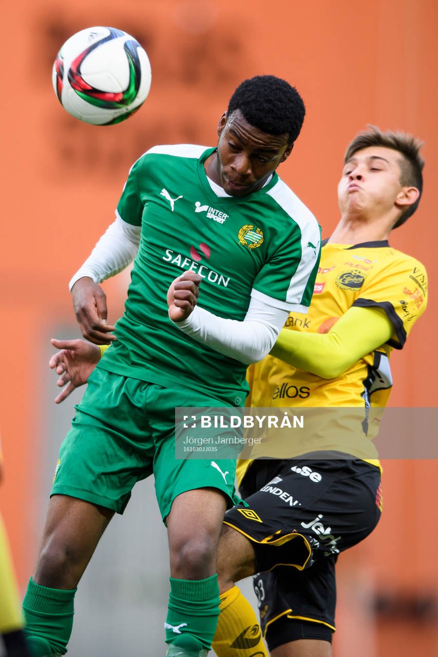 Hammarbys Kevin Jarrett och Elfsborgs Danijel Ramadanovic