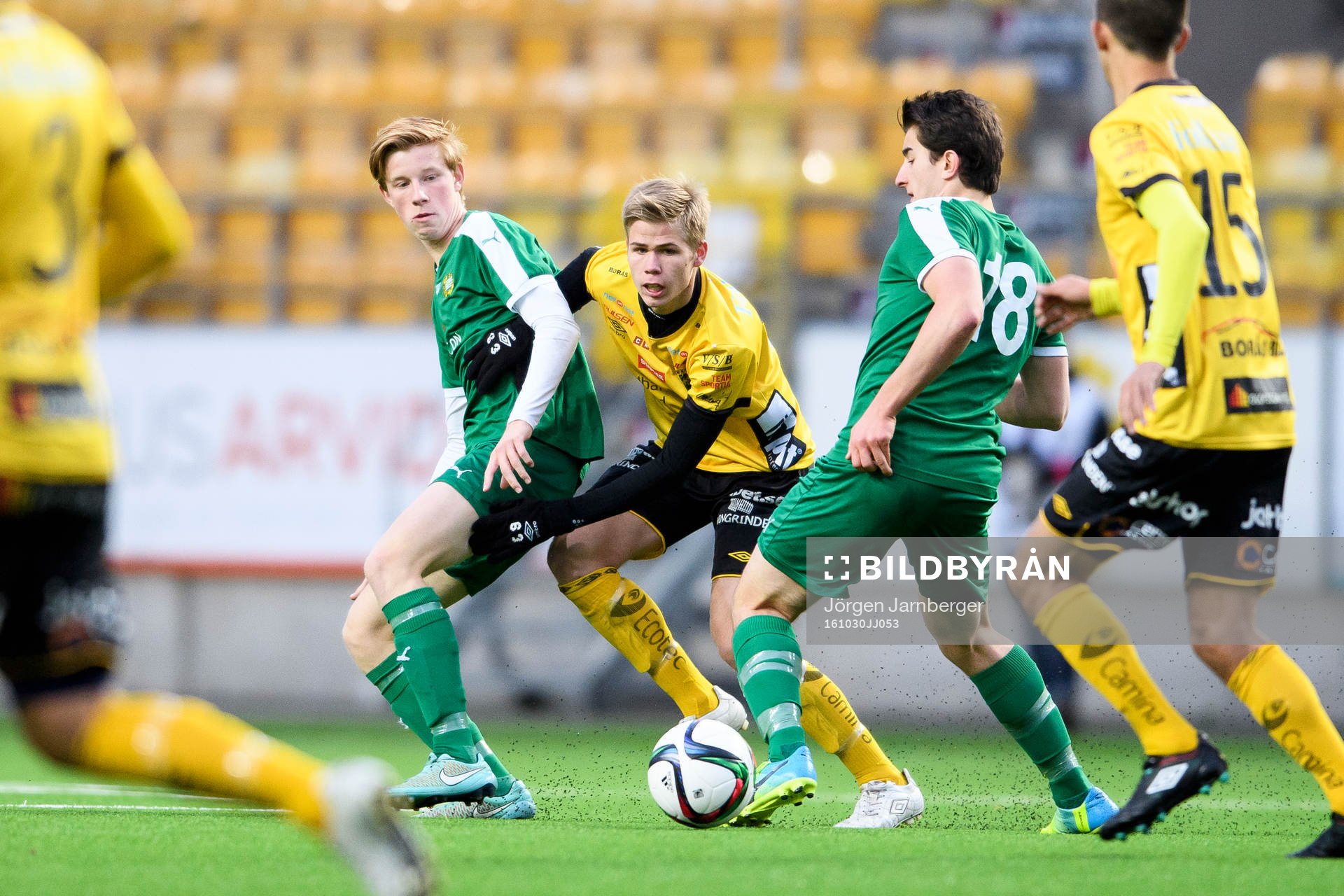 Hammarbys David Nilsson och Elfsborgs Anton Thorsson