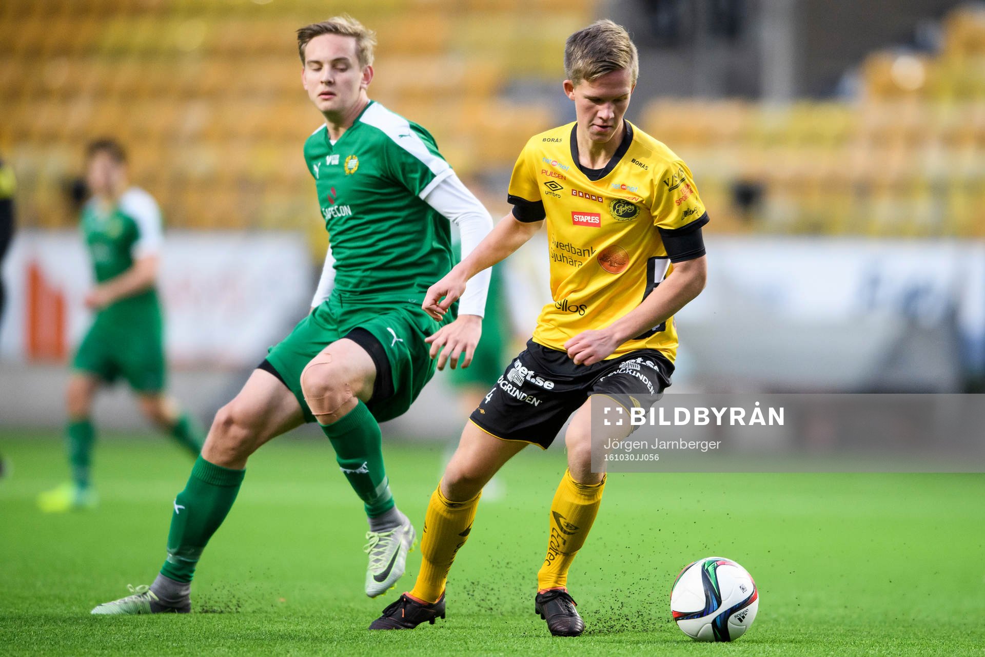 Elfsborgs Tim Stålheden och Hammarbys Marcus Mitander