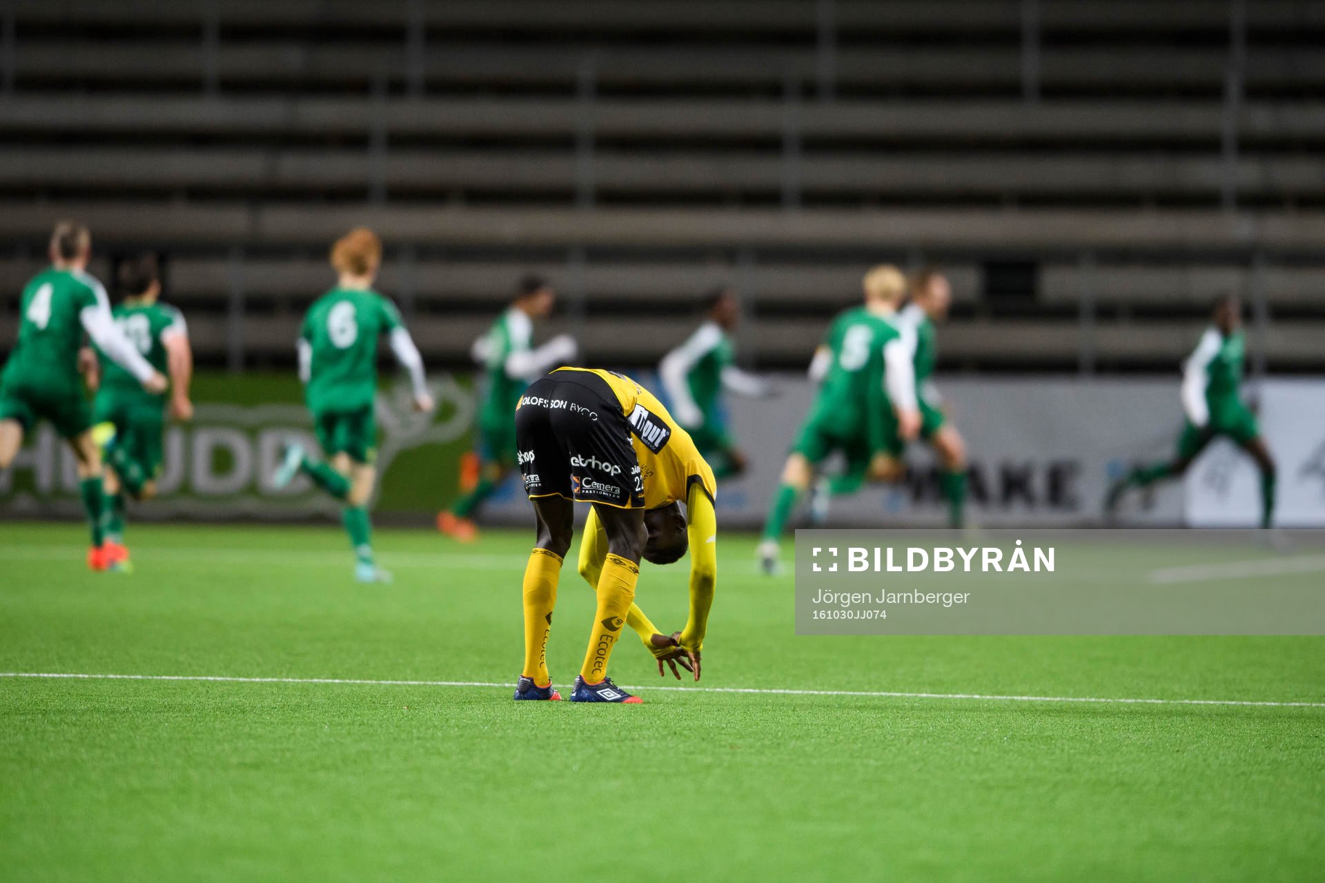 Elfsborgs Marokhy Ndione deppar då Hammarbys Samouil