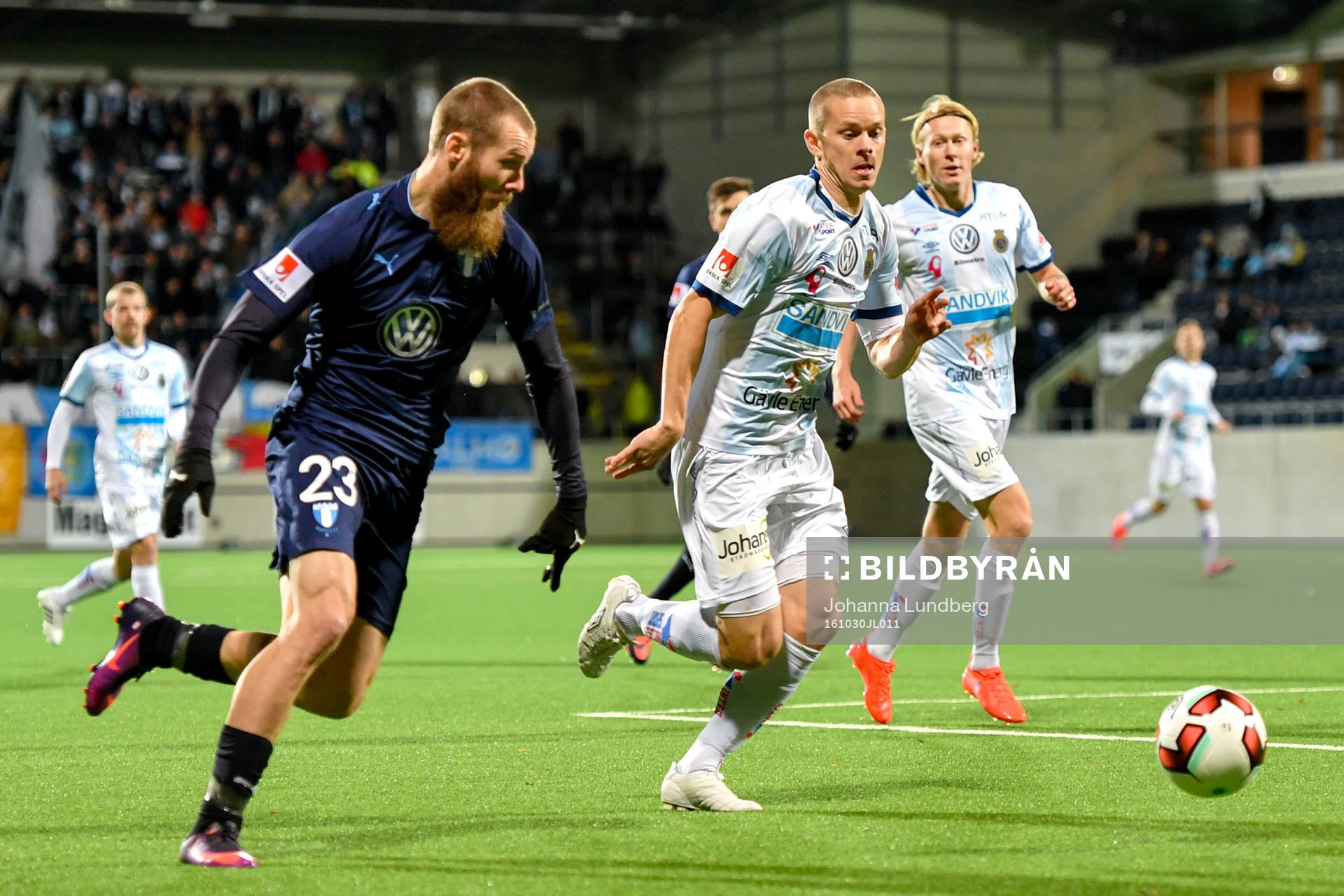 Malmö FFs Jo Inge Berget och Gefles Anton Lans
