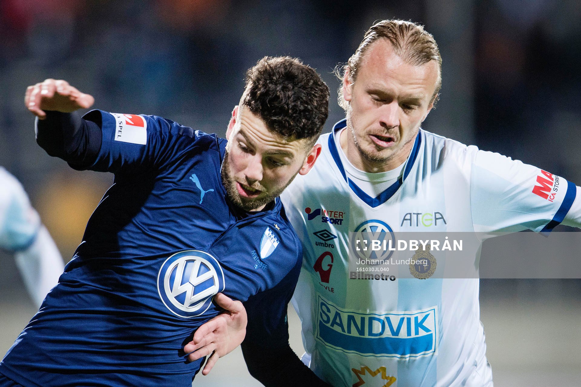 Malmö FFs Erdal Rakip och Gefles Jesper Florén