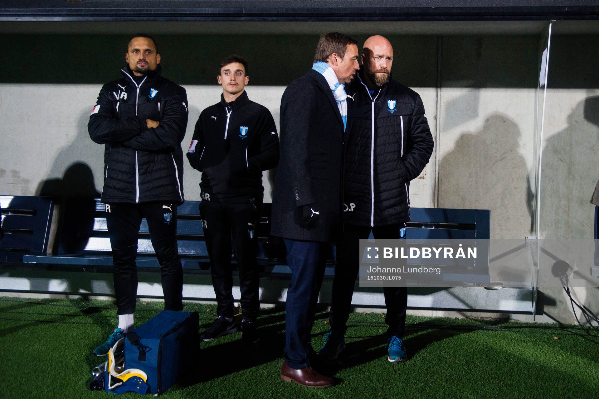 Malmö FFs tränare Allan Kuhn och assisterande tränare