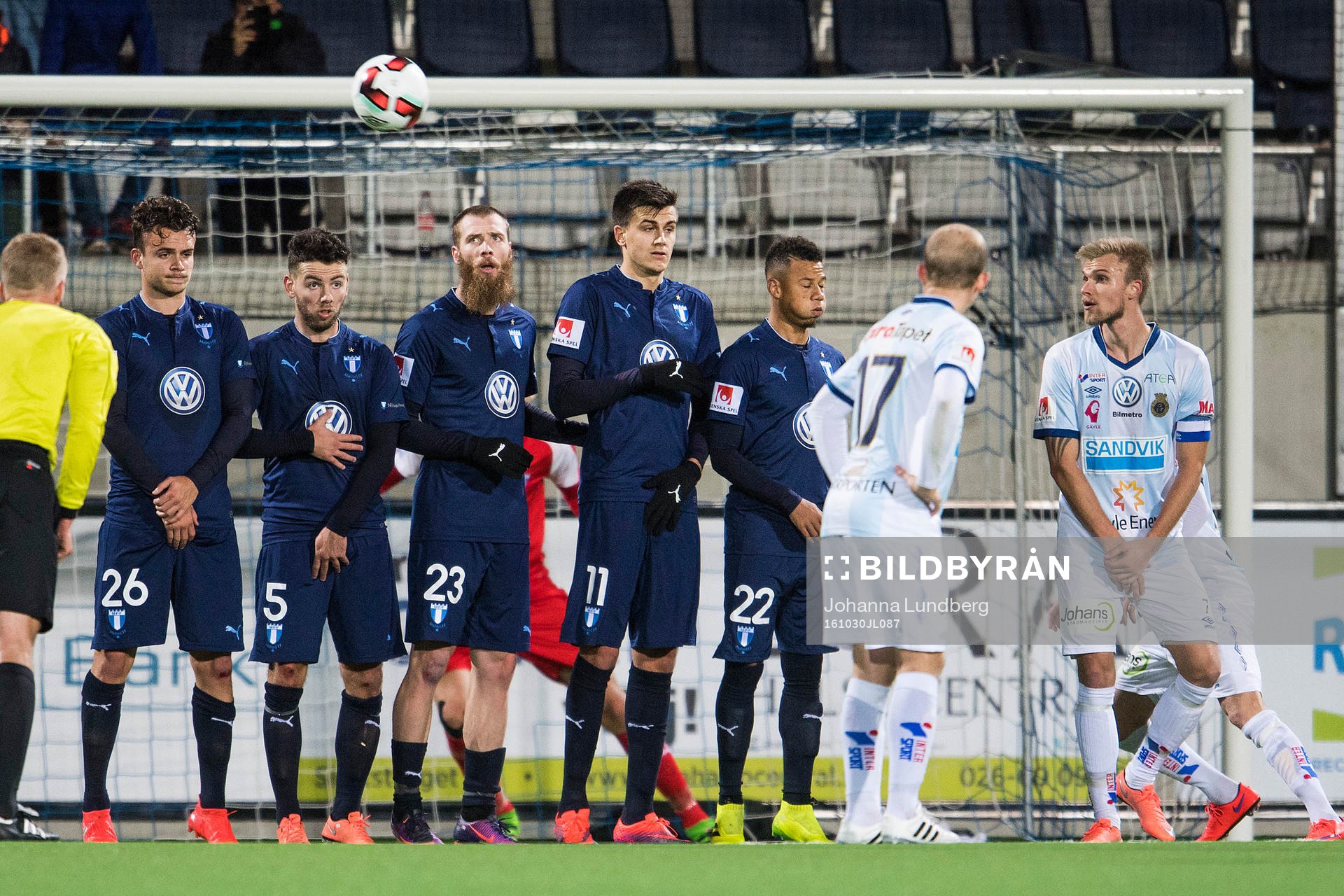 Malmö FFs Andreas Vindheim, Erdal Rakip, Jo Inge Berget,
