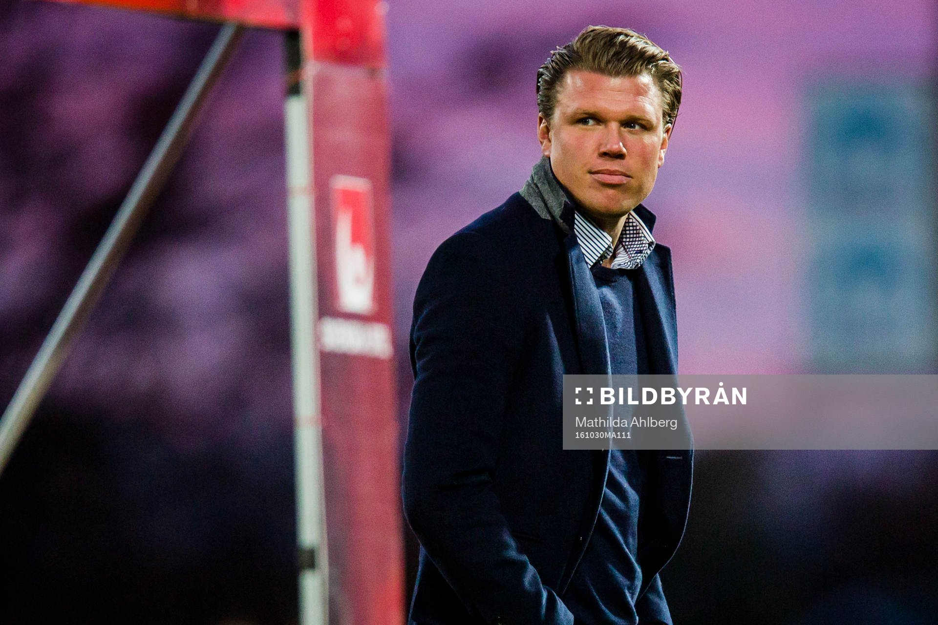 Ängelholms tränare Christian Järdler