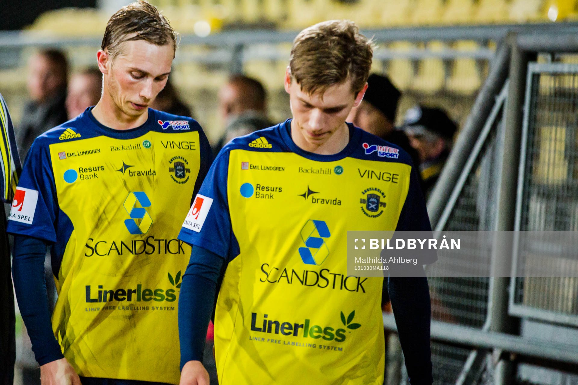 Ängelholms Albin Nilsson och Edvin Nilsson deppar