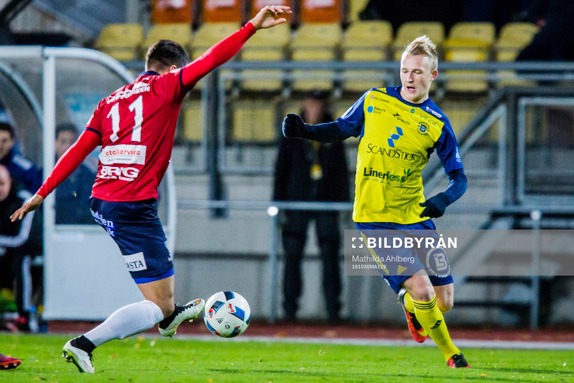 Örgrytes William Atashkadeh och Ängelholms Christian