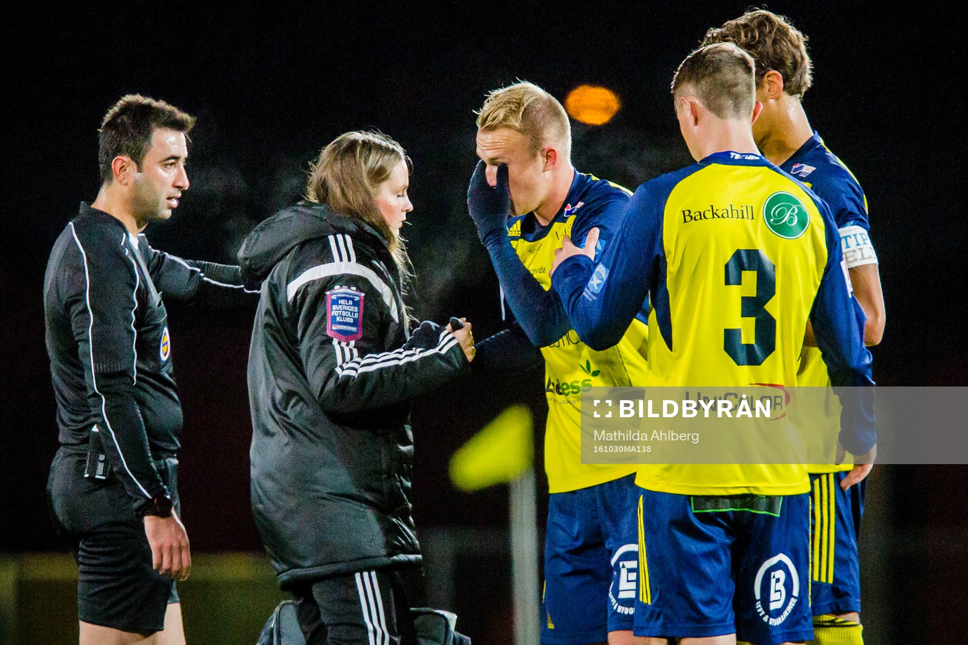 Ängelholms Christian Ljungberg blir liggandes