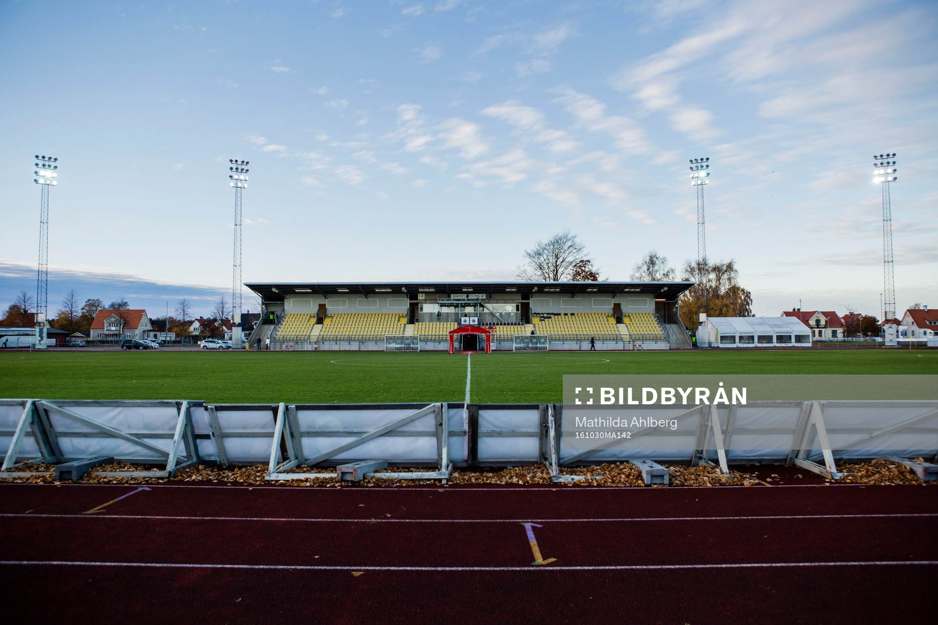 Vy över Ängelholms IP