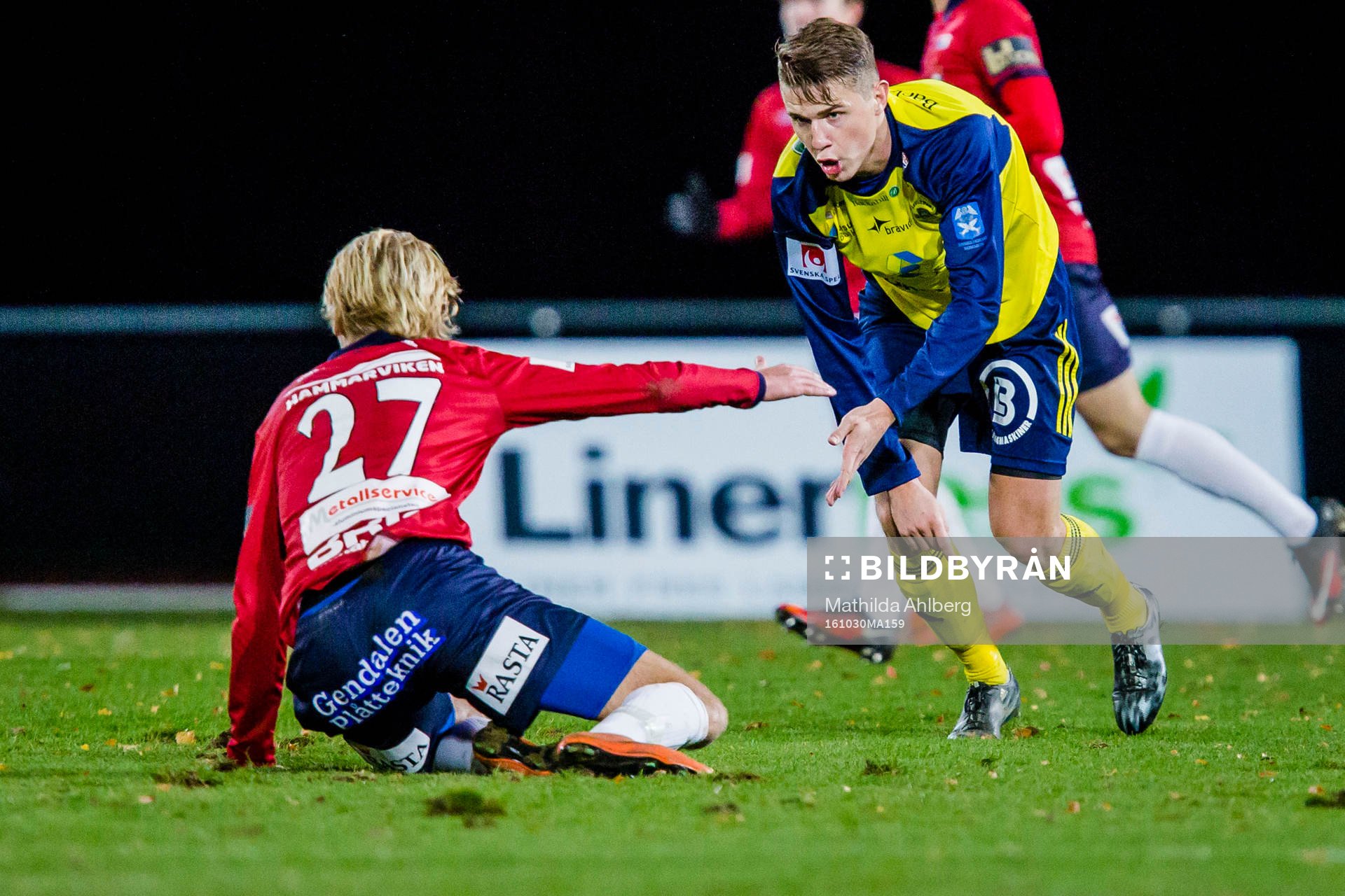 Ängelholms Fredrik Lundgren är frustrerad