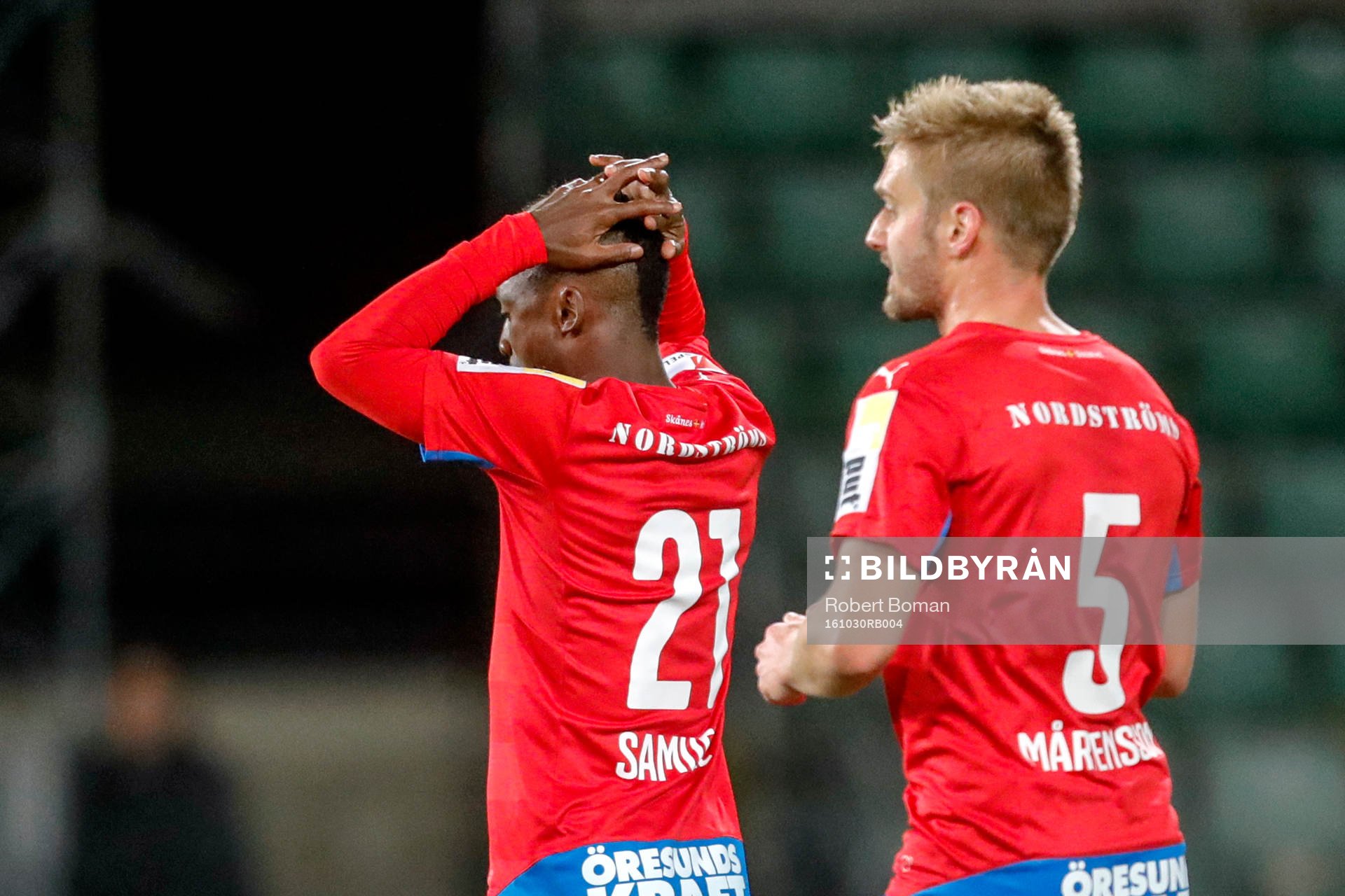 Helsingborgs Monday Samuel och Johan Mårtensson deppar