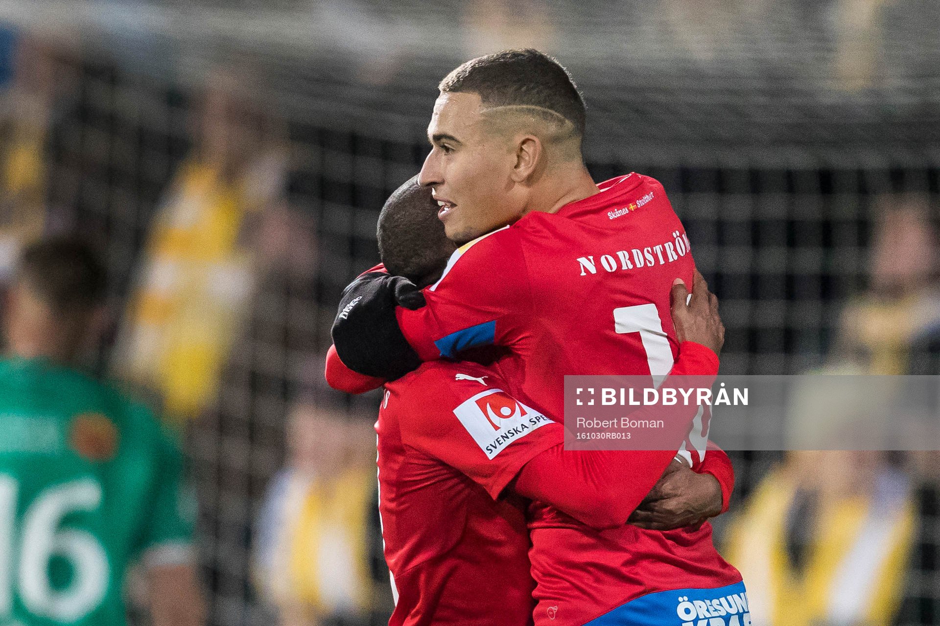 Helsingborgs Jordan Larsson jublar