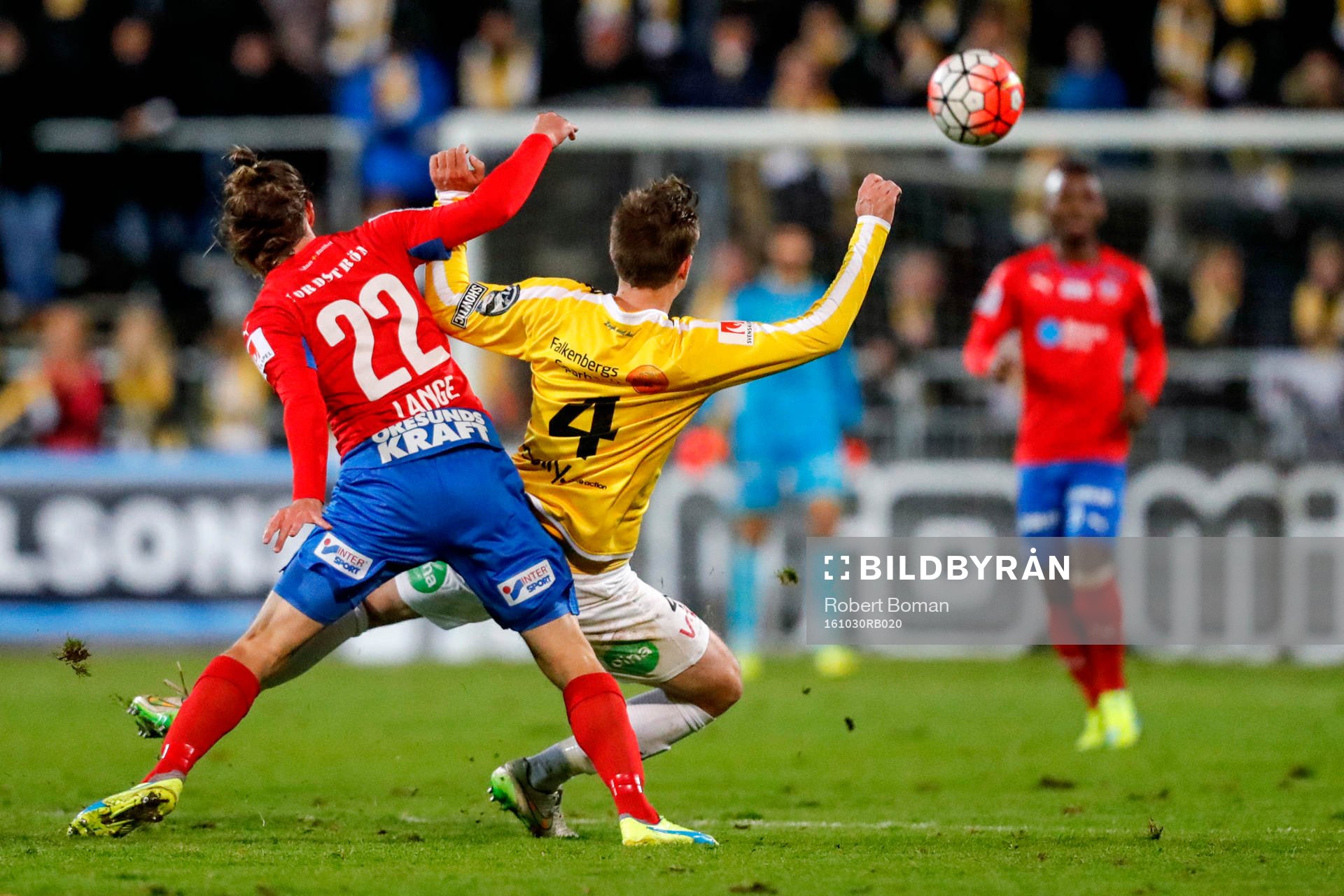 Falkenbergs Daniel Johansson och Helsingborgs Jesper Lange