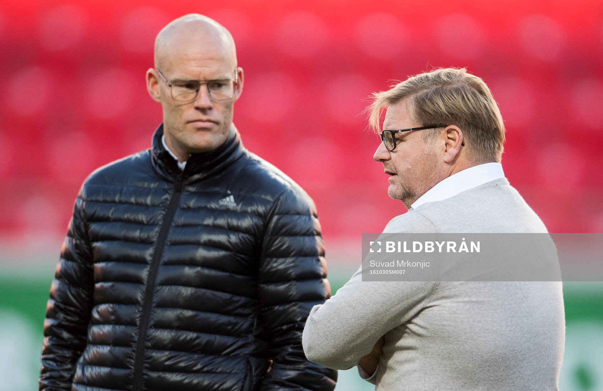 Sundsvalls tränare Joel Cedergren och Kalmars tränare