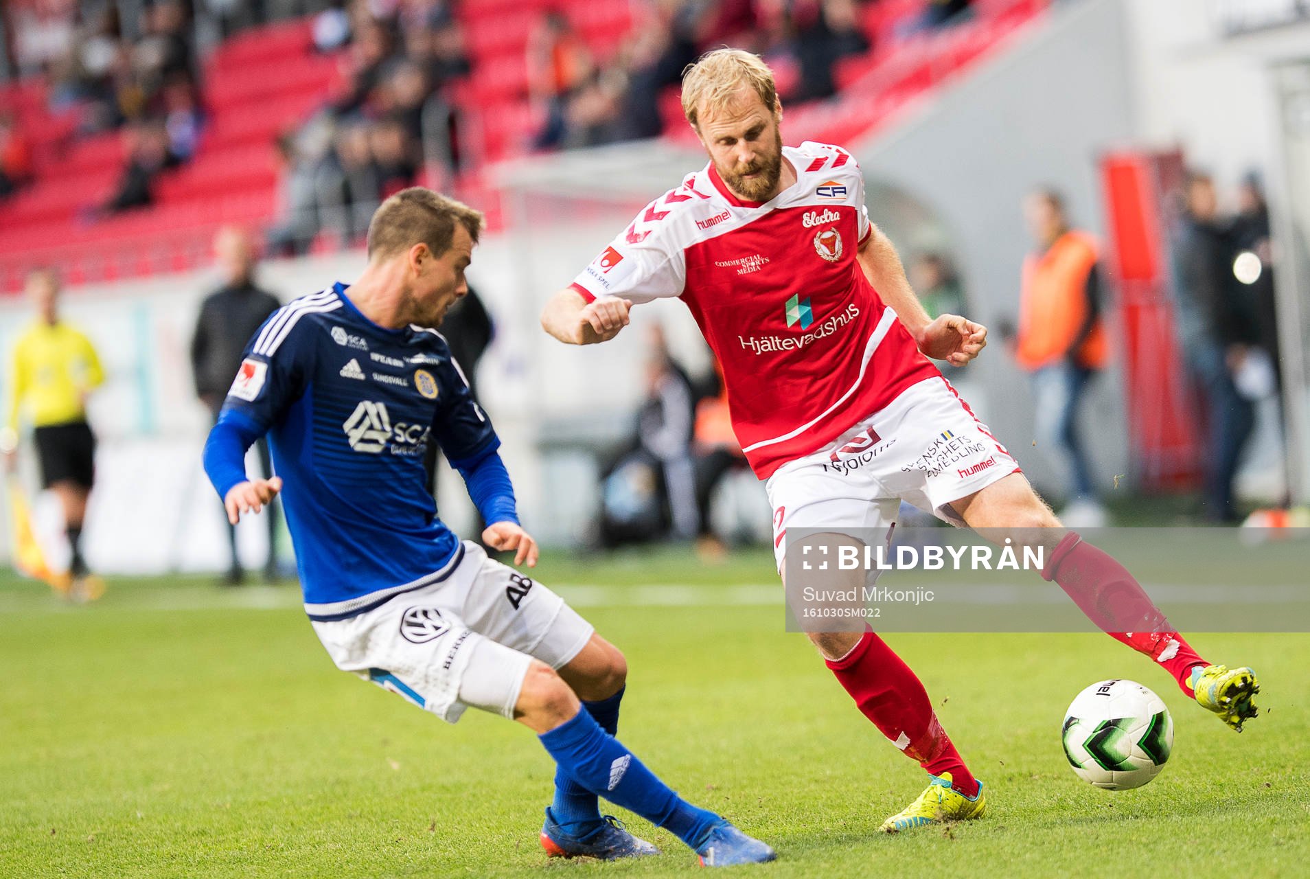 Kalmars Markus Thorbjörnsson och Sundsvalls Eric Larsson