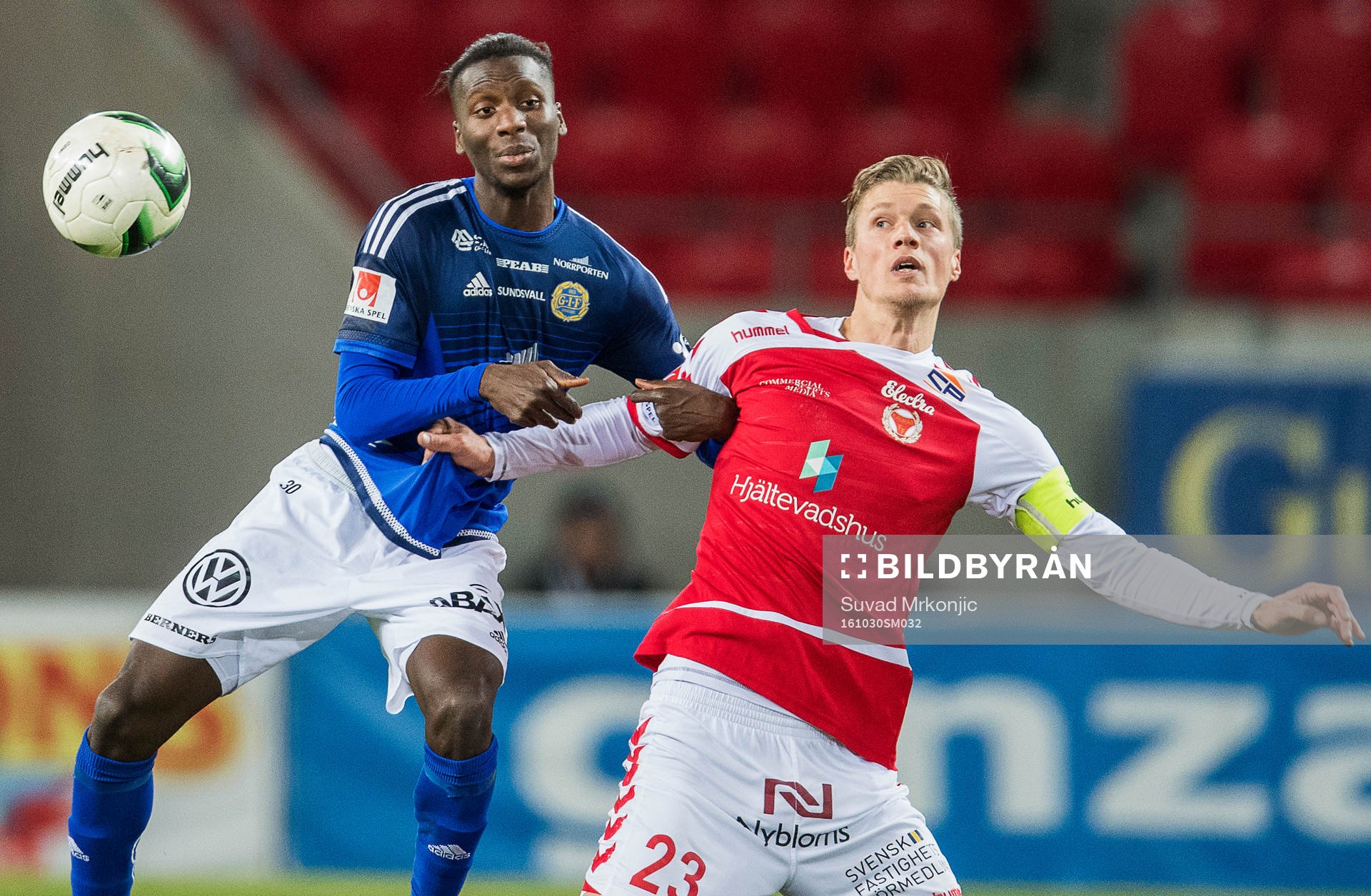 Kalmars Viktor Elm och Sundsvalls Peter Wilson