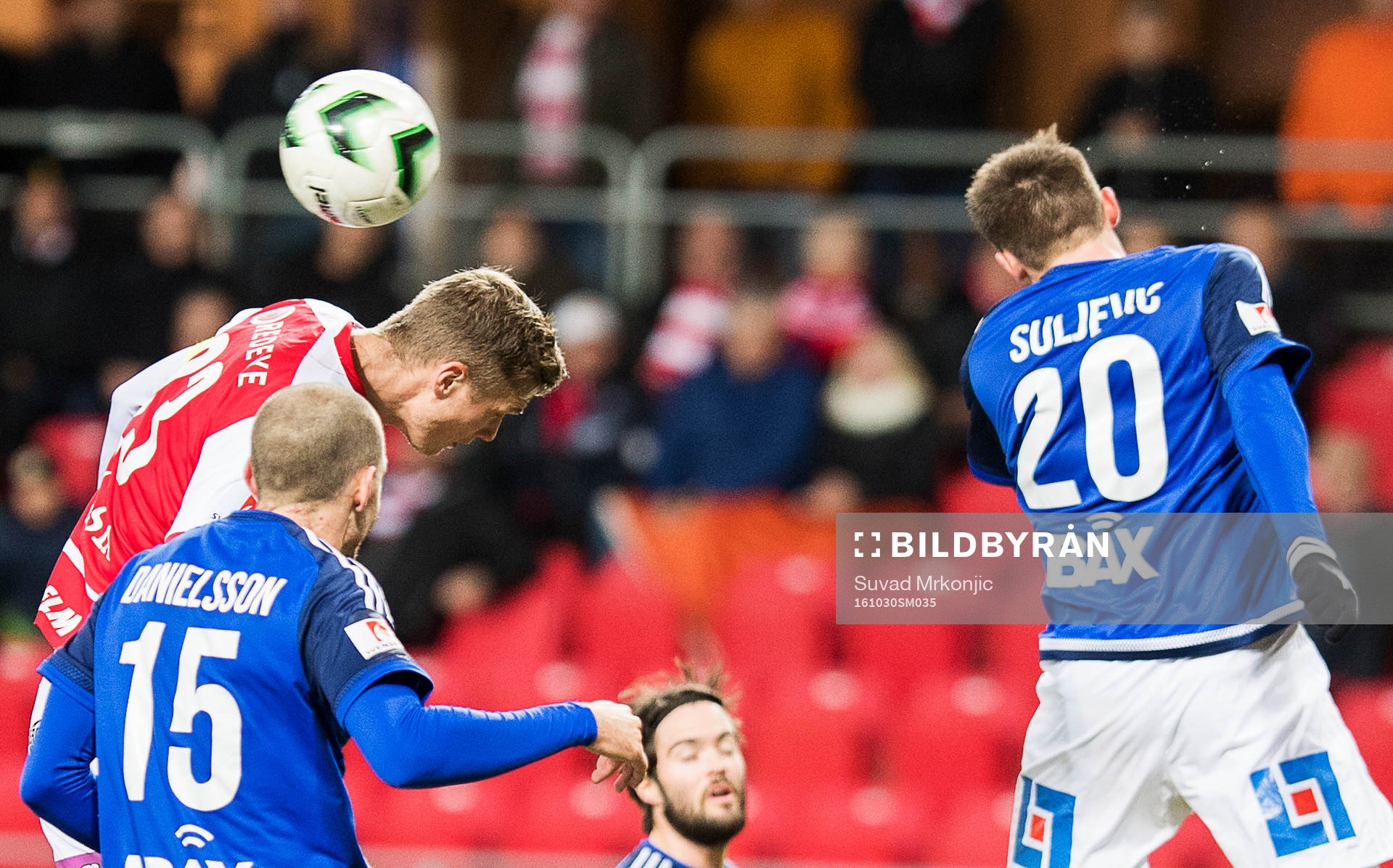 Kalmars Viktor Elm samt Sundsvalls Marcus Danielson och